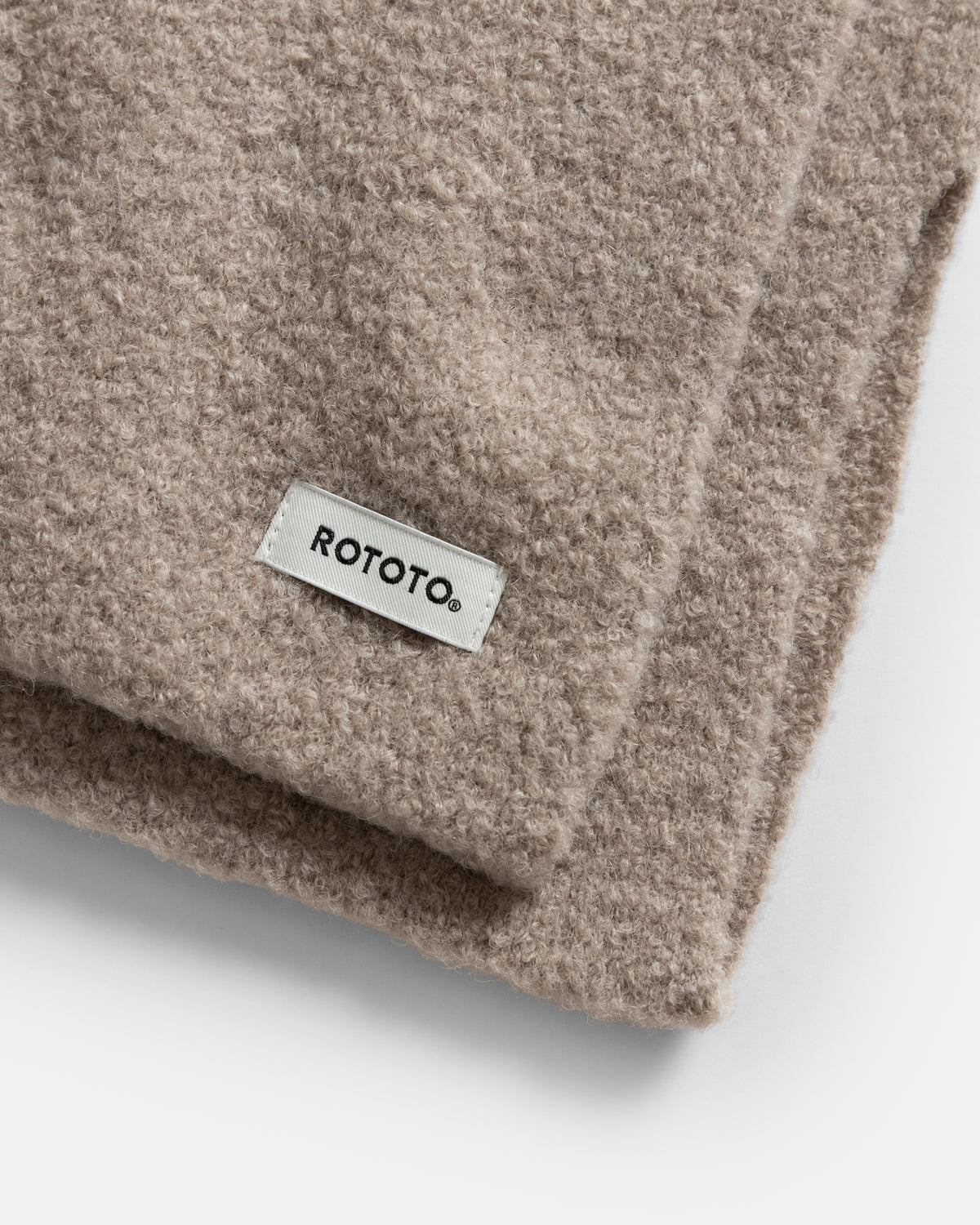 ROTOTO ALPACA BOUCLE SHORT MUFFLER - GRAYGE