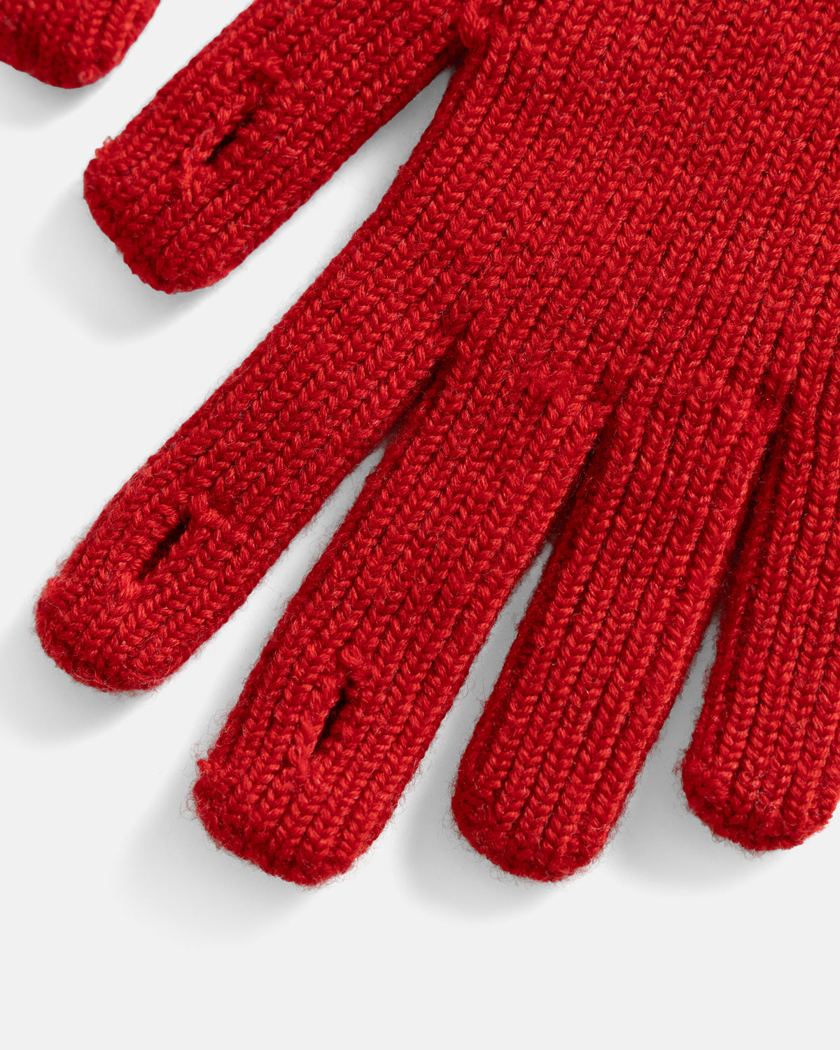 ROTOTO WASHABLE MERINO KNIT TOUCH GLOVES - RED