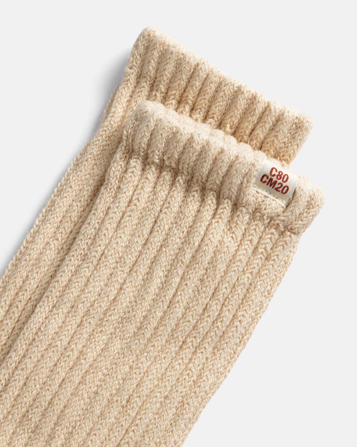 ROTOTO EVERYDAY CASHMERE SOCKS - ECRU