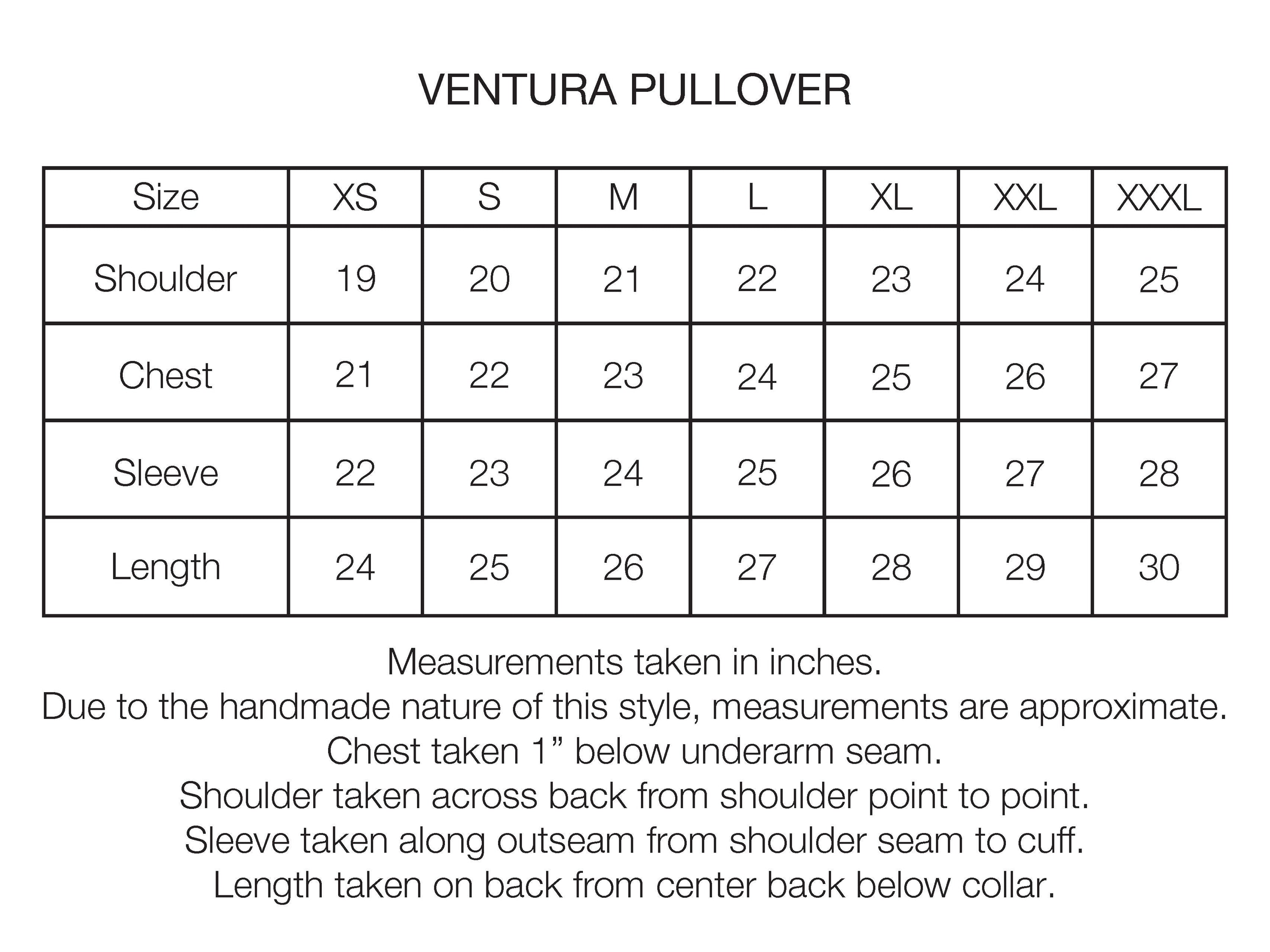 VENTURA DEEP PILE PULLOVER - TONAL MIDNIGHT NAVY SHADOW SCREENED ORGANIC COTTON SHERPA