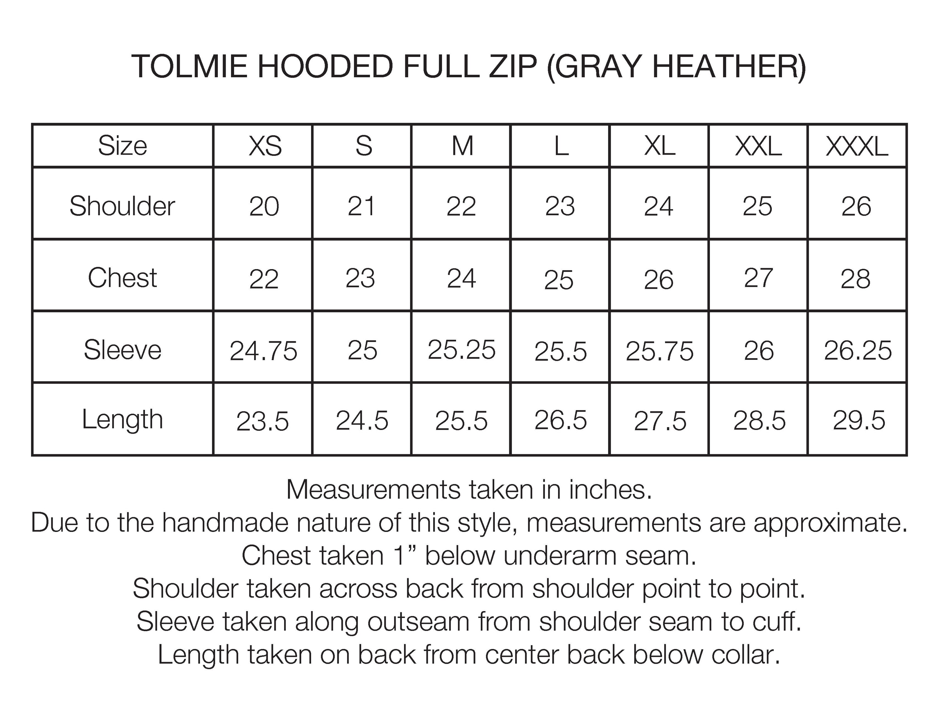 "CLOCKTOWER" TOLMIE FULLZIP SWEATSHIRT - PRACTICE HEATHER / MIDNIGHT NAVY 19oz. ALL COTTON FLEECE