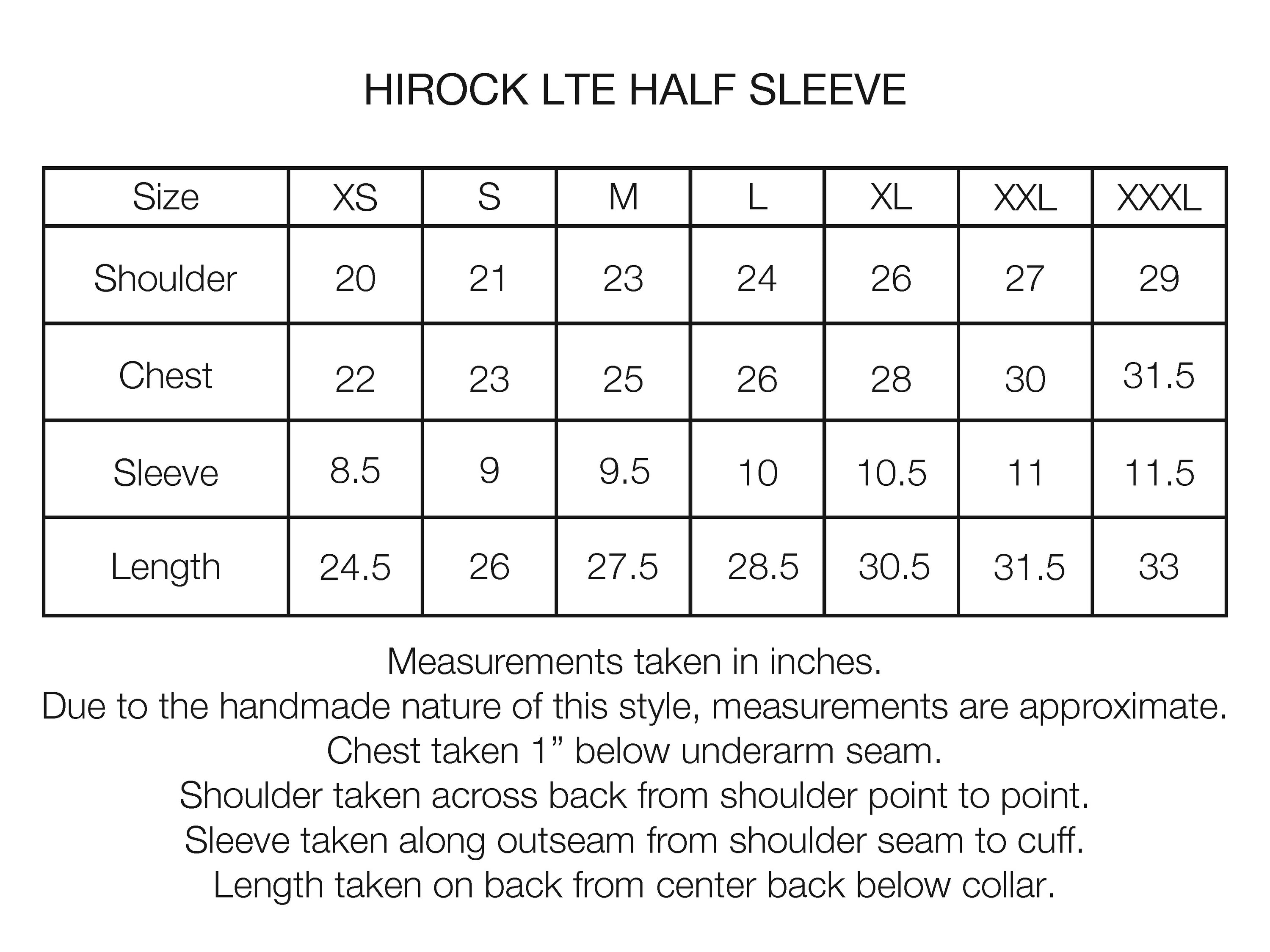 HIROCK LTE HALF SLEEVE CREWNECK - WHITE TECH COTTON LIGHTWEIGHT THERMAL