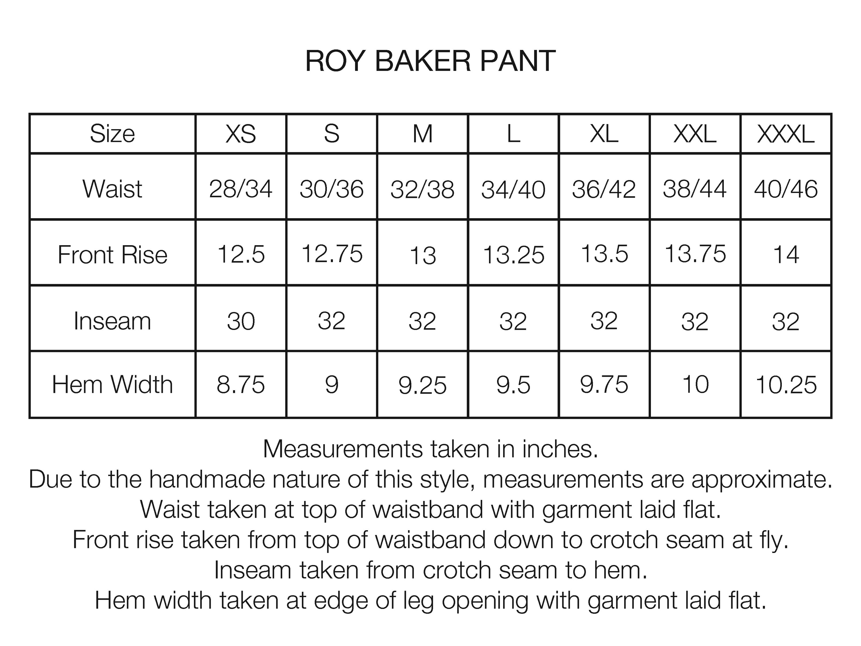 ROY BAKER PANT - WASHED NAVY COTTON THICK & THIN BASKETWEAVE