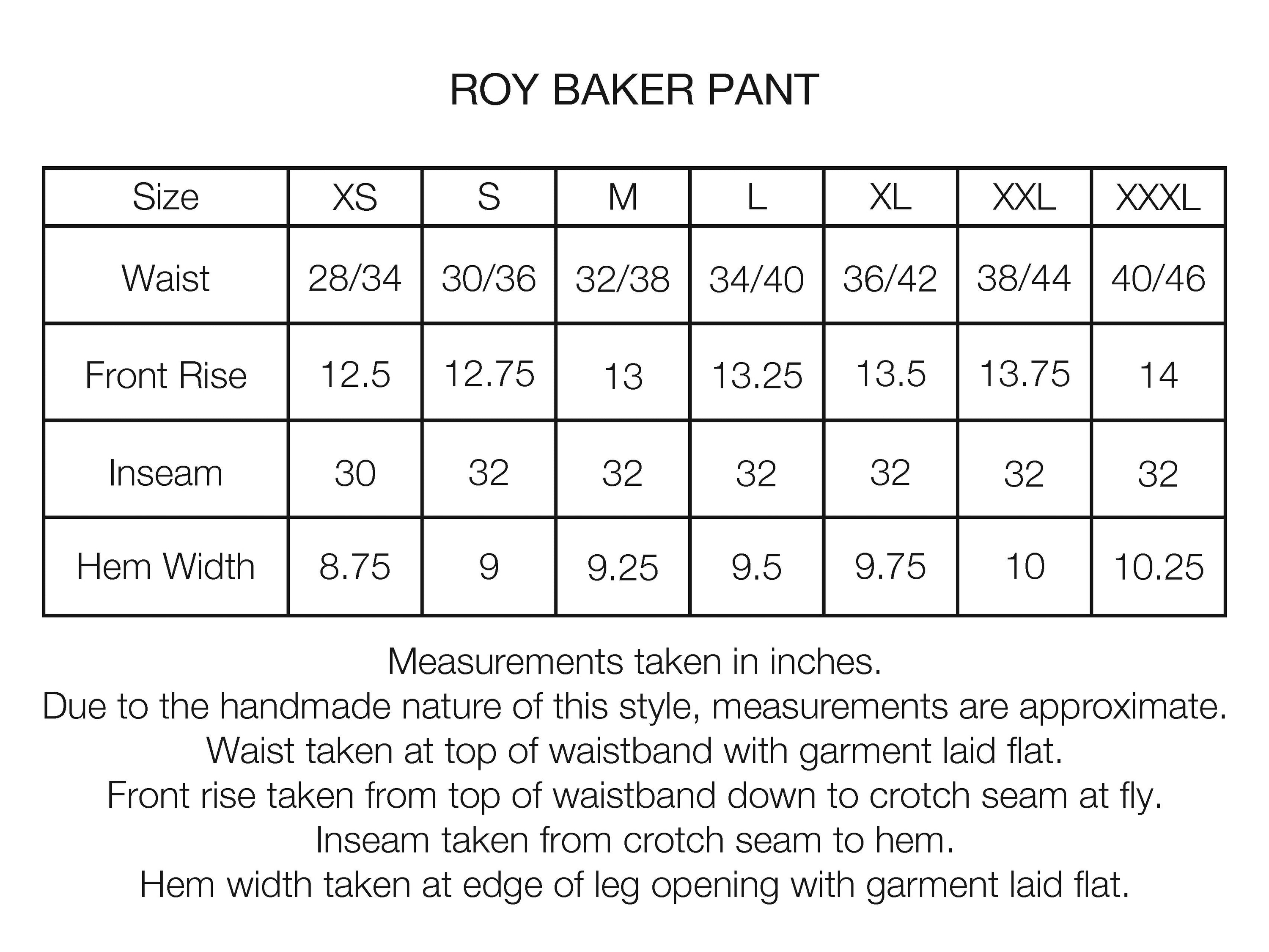ROY BAKER PANT - WASHED NAVY COTTON THICK & THIN BASKETWEAVE