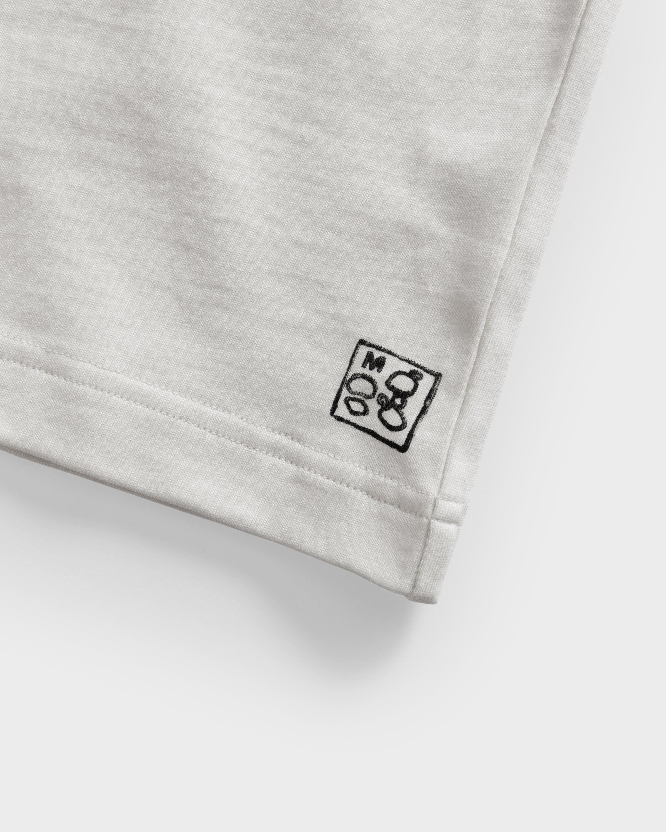 LINOCUT ALY TEE - WHITE 7.75 oz. ALL SEASON COTTON JERSEY