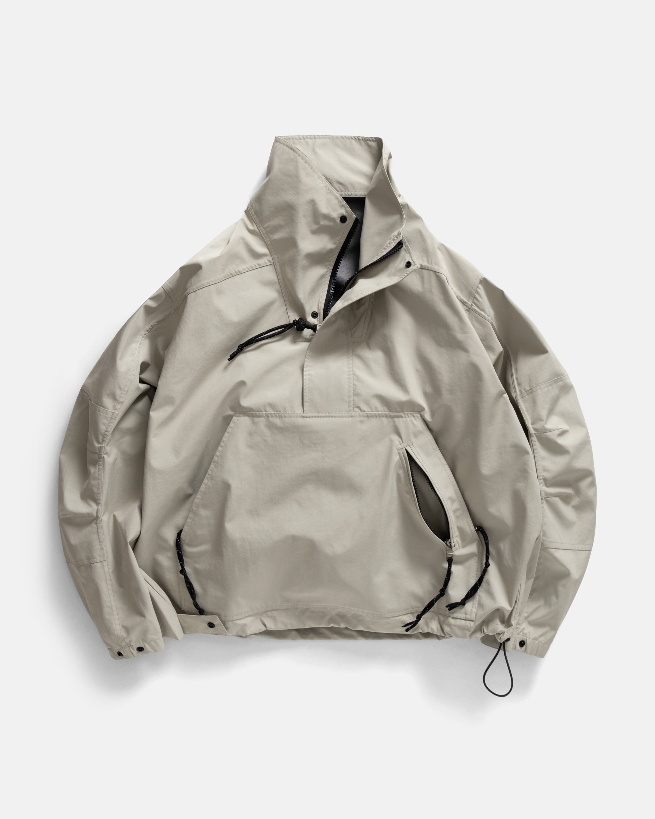 ARCHIVI PULLOVER ANORAK - TRAVERTINE WATER-REPELLENT 3L BONDED MEMBRANE