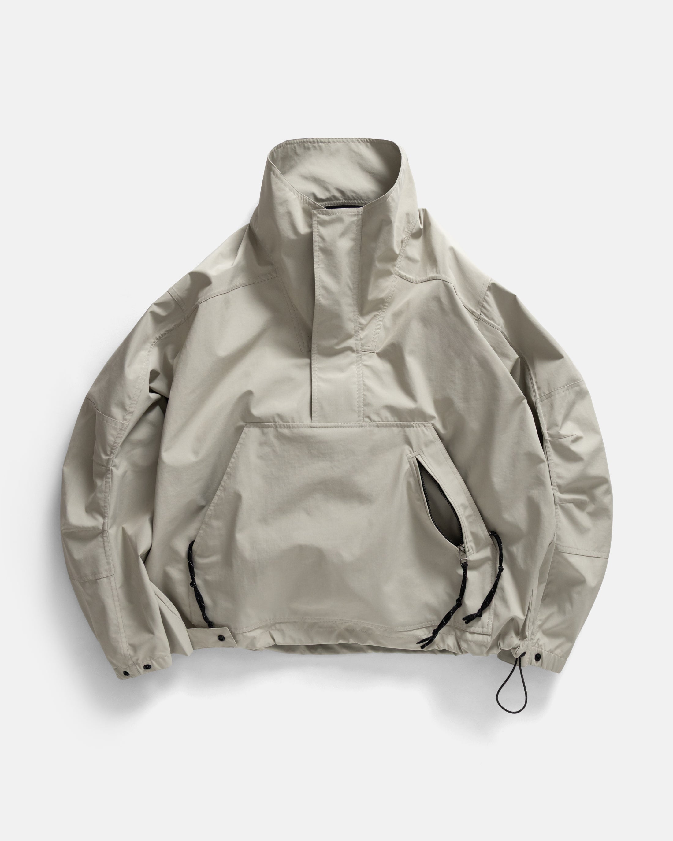 ARCHIVI PULLOVER ANORAK - TRAVERTINE WATER-REPELLENT 3L BONDED MEMBRANE