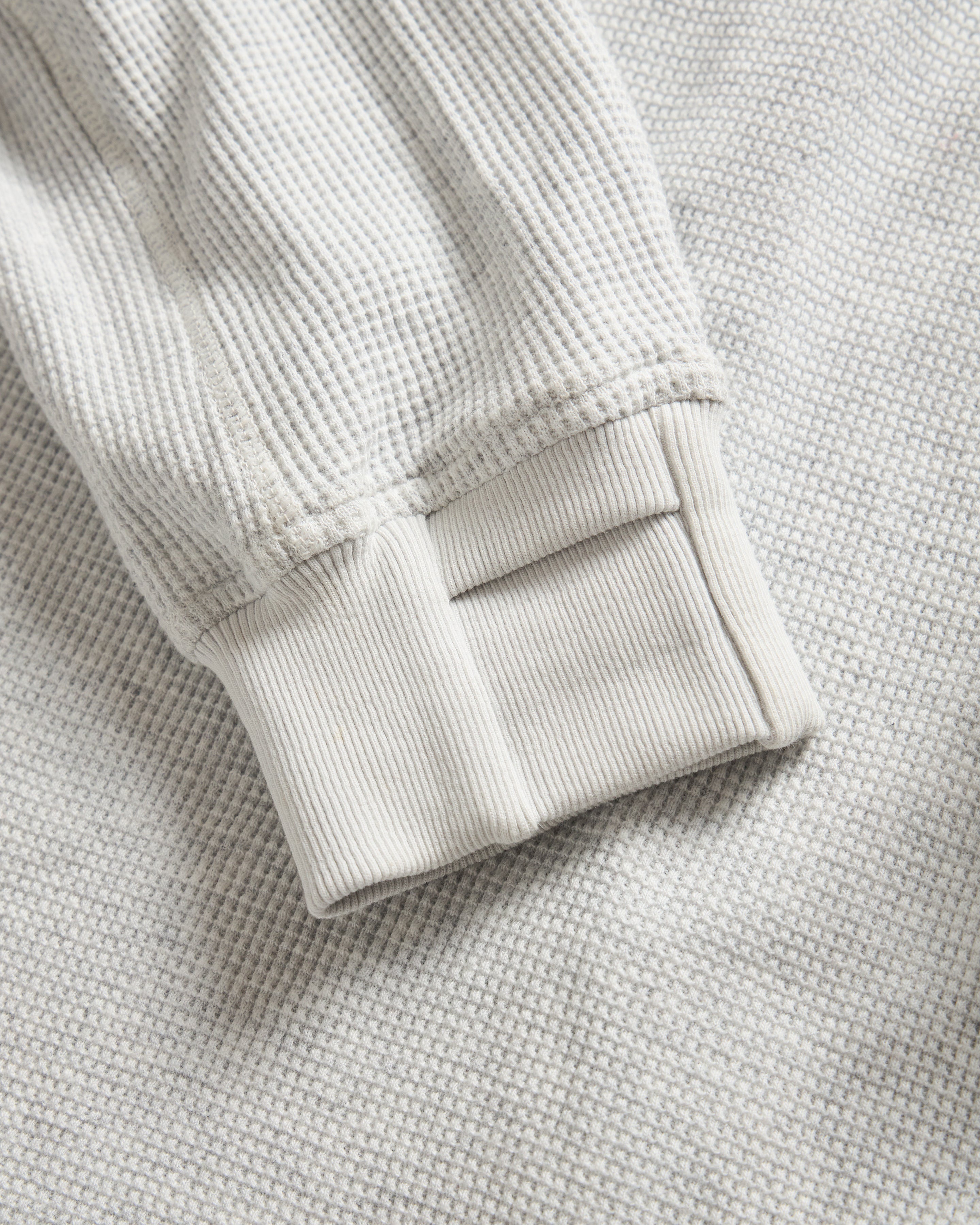 ARIZ LONG SLEEVE CREWNECK - PRACTICE HEATHER LIGHTWEIGHT TECH COTTON THERMAL