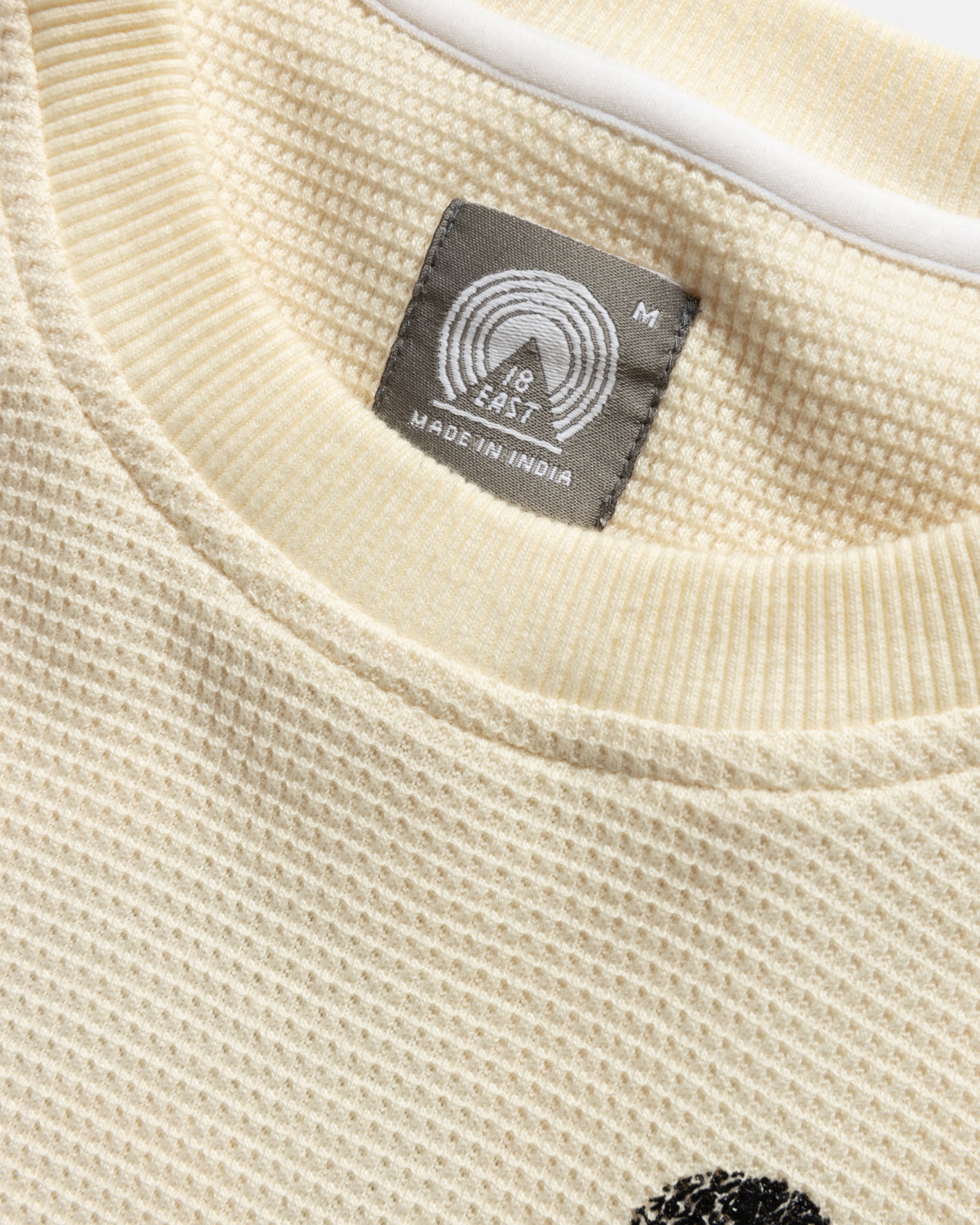 ARIZ LONG SLEEVE THERMAL - IVORY TECH COTTON