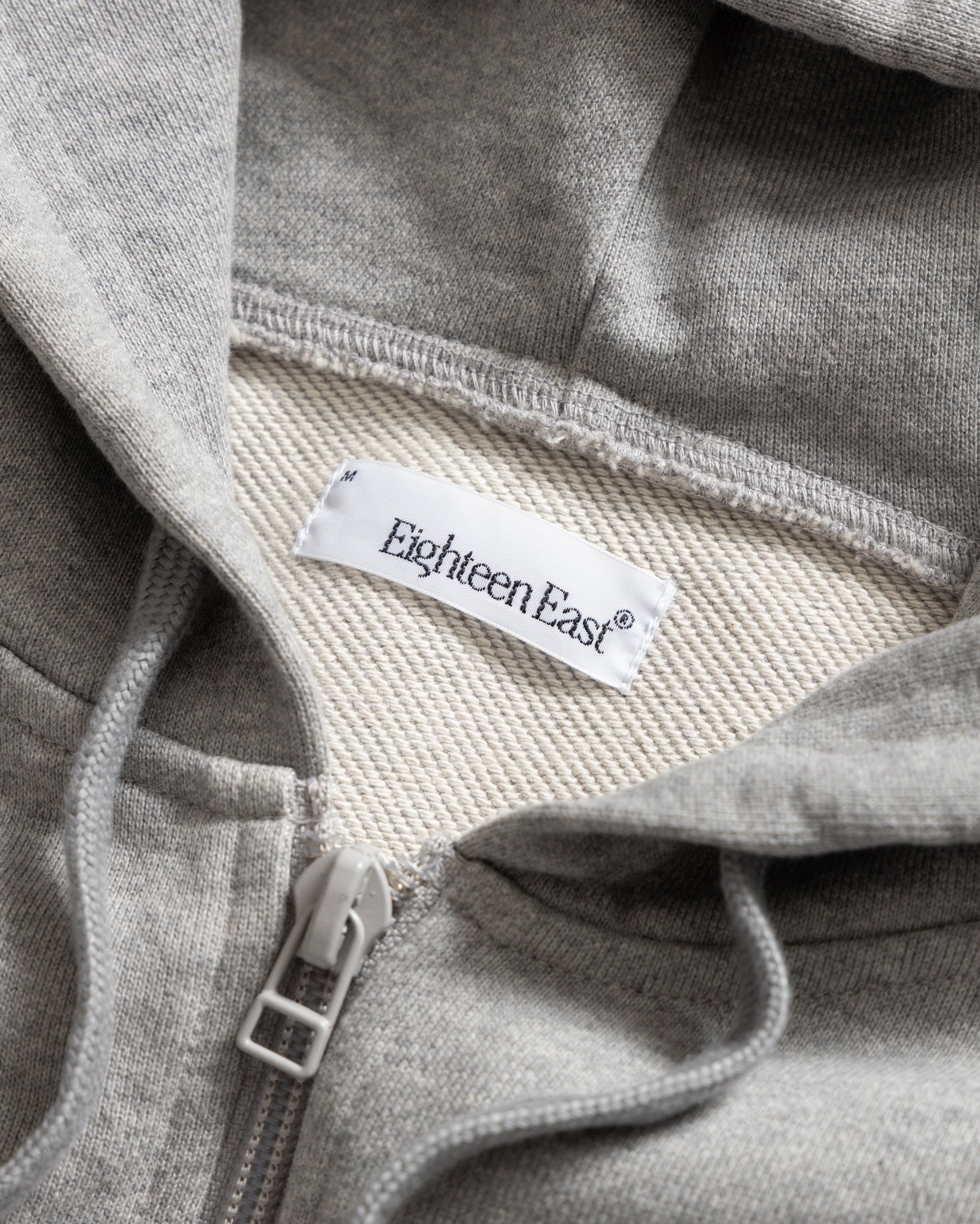 ARROTT FULLZIP SWEATSHIRT - PRACTICE HEATHER 19oz. ALL COTTON LOOPBACK TERRY FLEECE