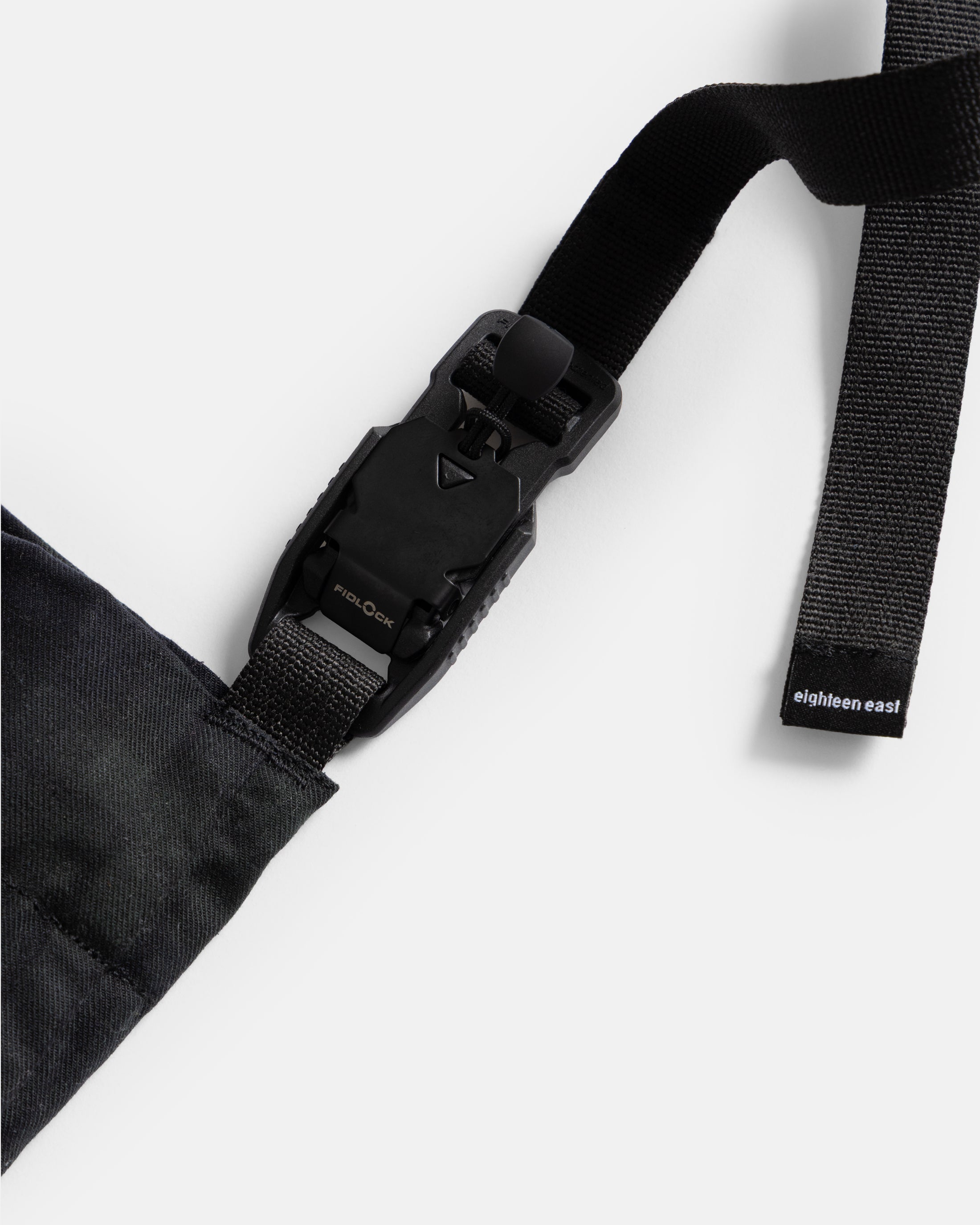 CONVERTIBLE CARRY-ALL SLING - BARELY BLACKWATCH BEESWAX COATED COTTON TWILL