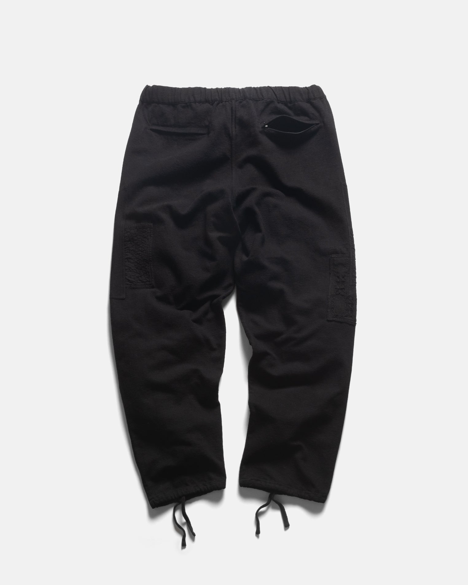 MENDED BENNY TRAIL PANT - BLACK KHADI COTTON