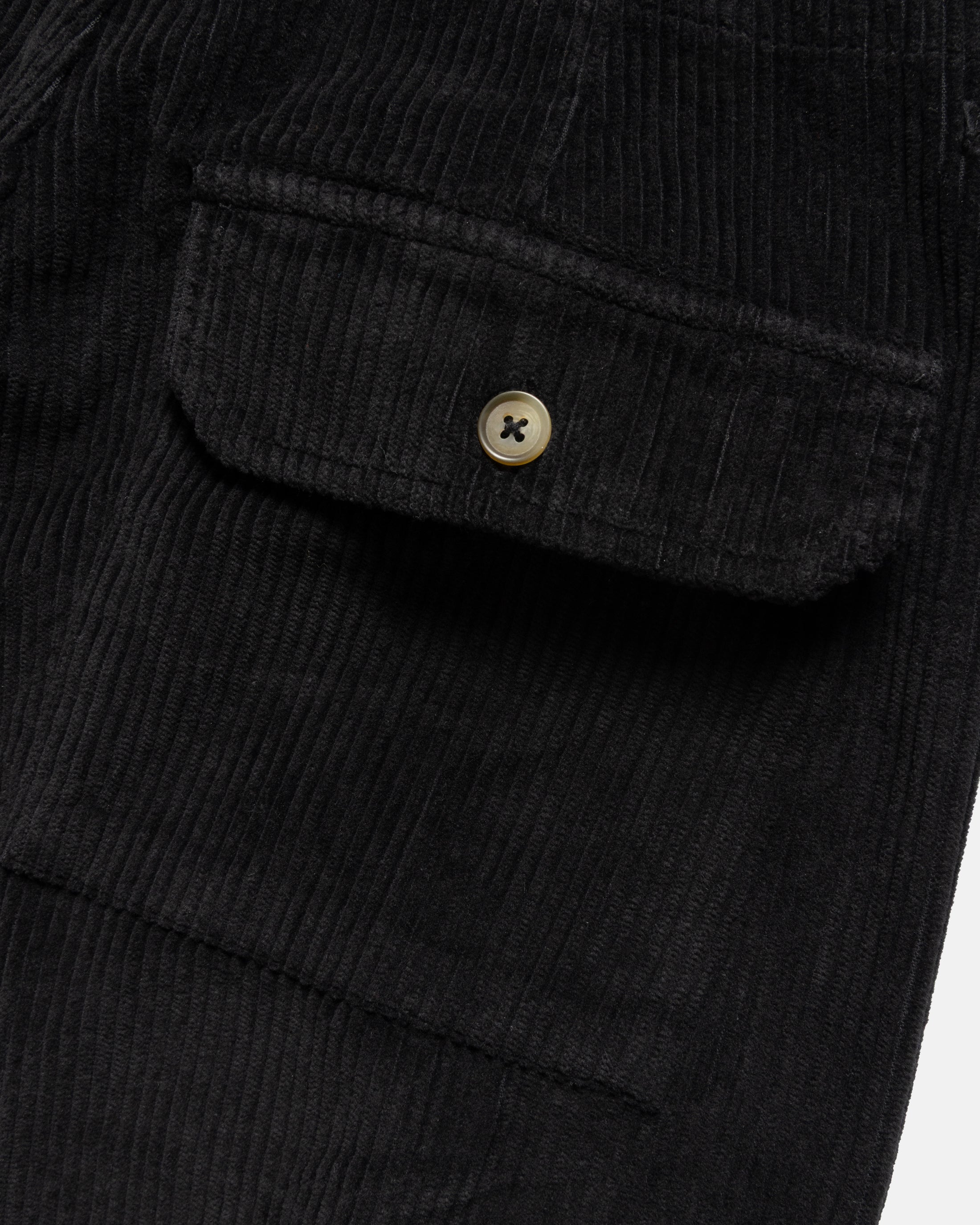 SHELTER PANT - BLACK COTTON CORDUROY