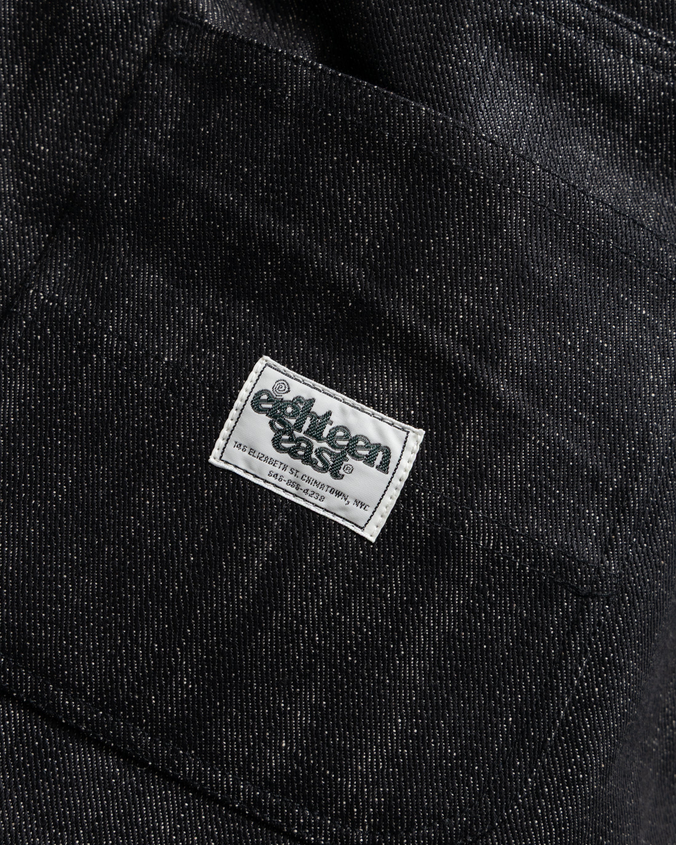 CALISTO DOUBLE PLEATED BIG JEANS - BLACK 13oz. INDIAN RAW DENIM