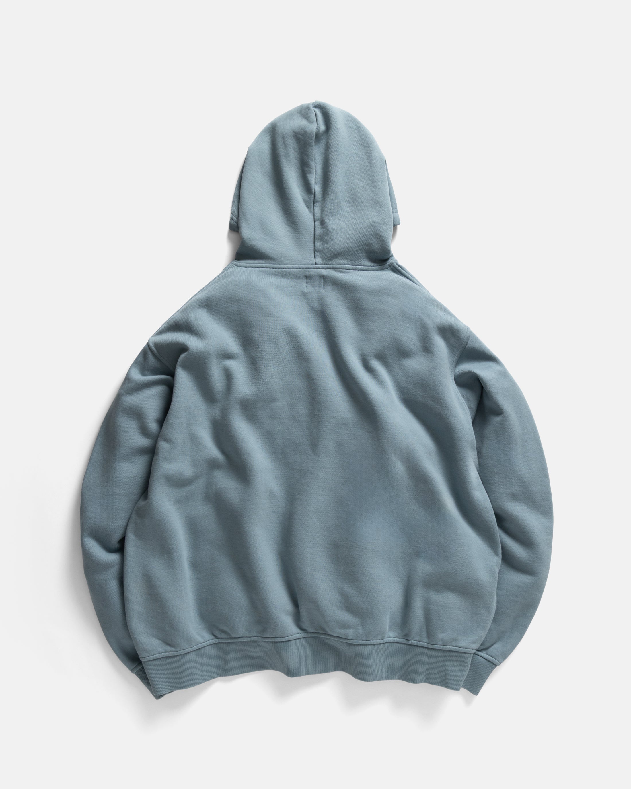 NOVIS HOODED SWEATSHIRT - CITADEL BLUE 19oz. ALL COTTON LOOPBACK TERRY FLEECE