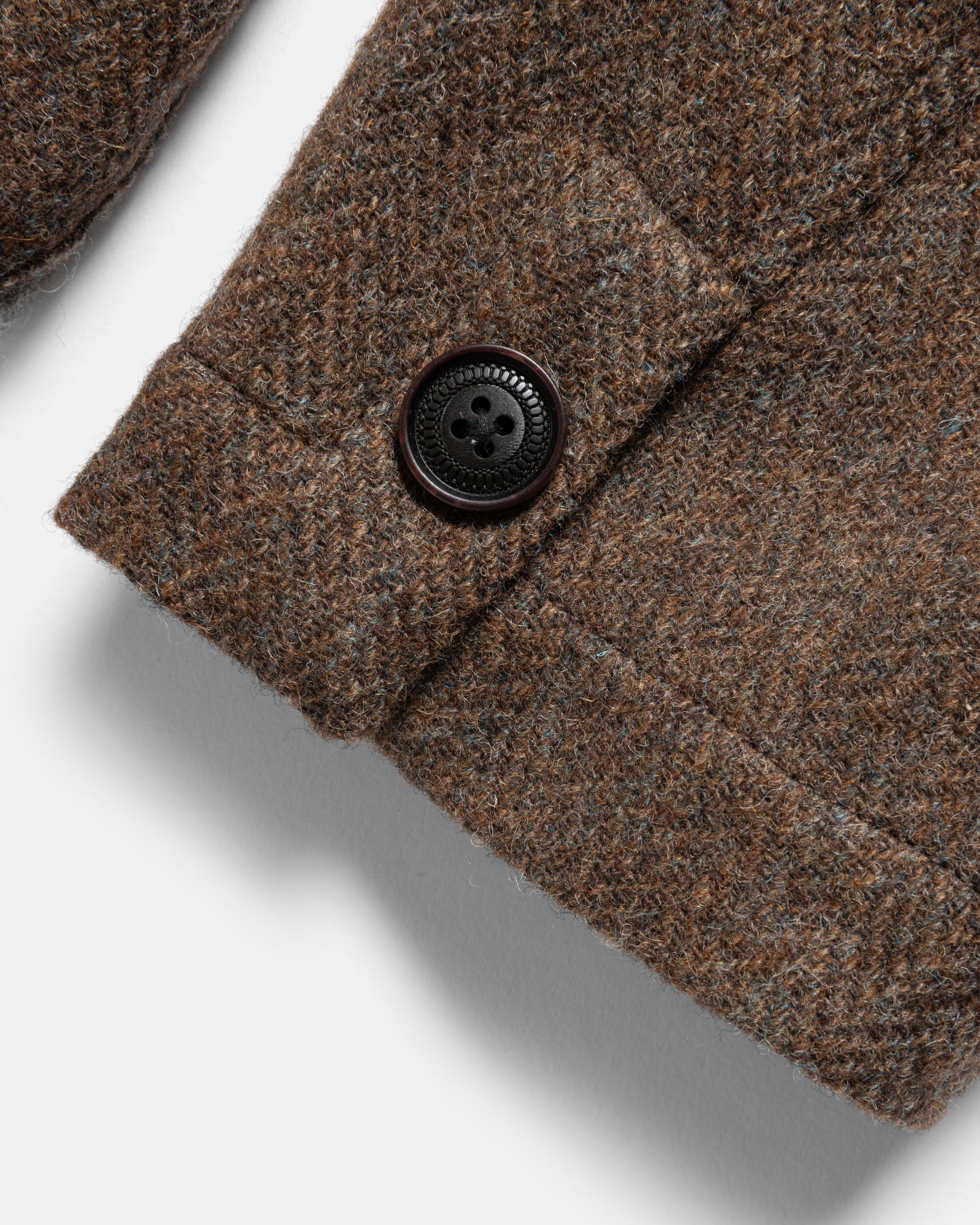 BRERA SINGLE BREASTED BLAZER - TAUPE SHADOW / SLIGHT SLATE HERRINGBONE WOOLEN TWEED