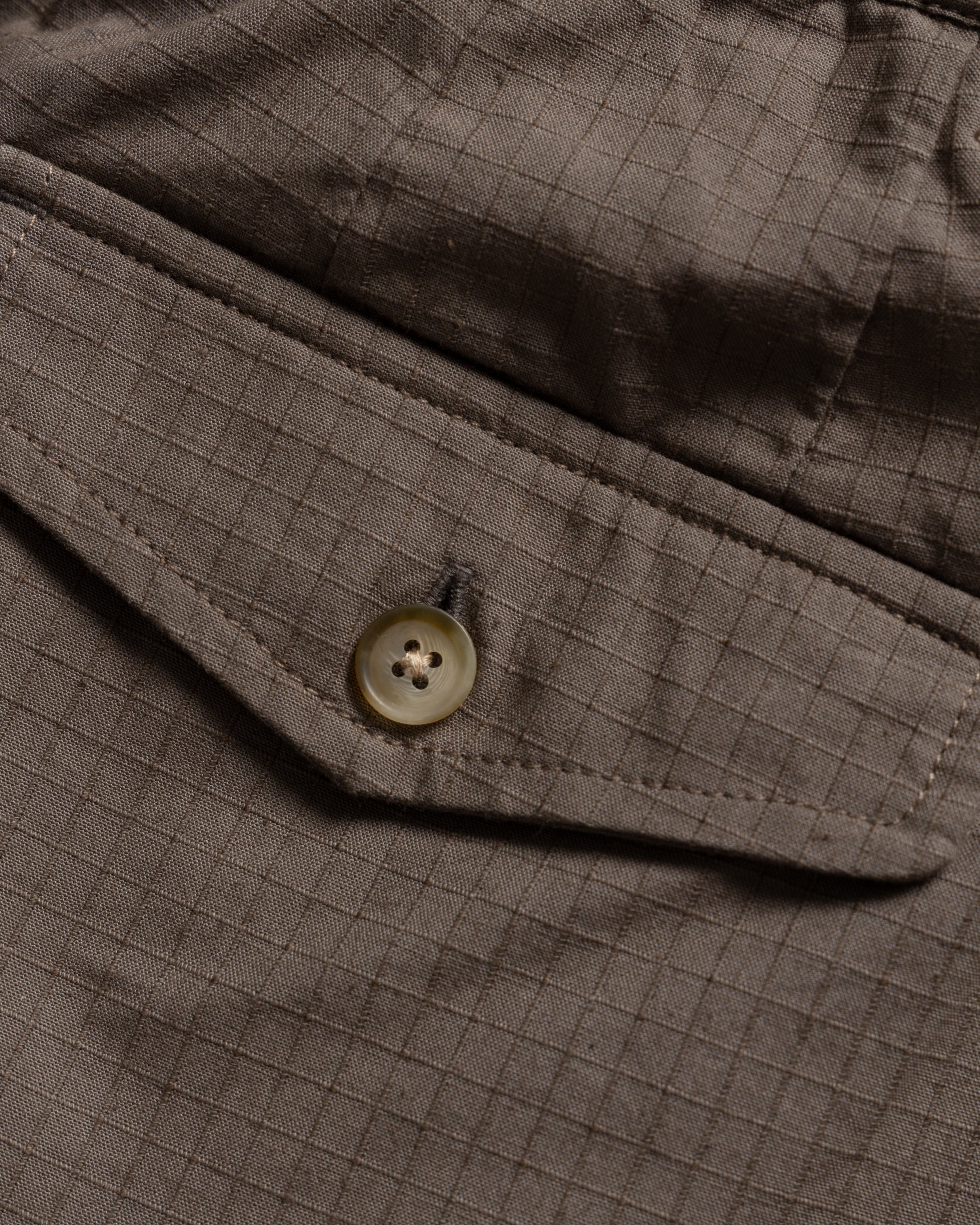 KELL PLEATED BIG PANT - FALCON BROWN COTTON RIPSTOP