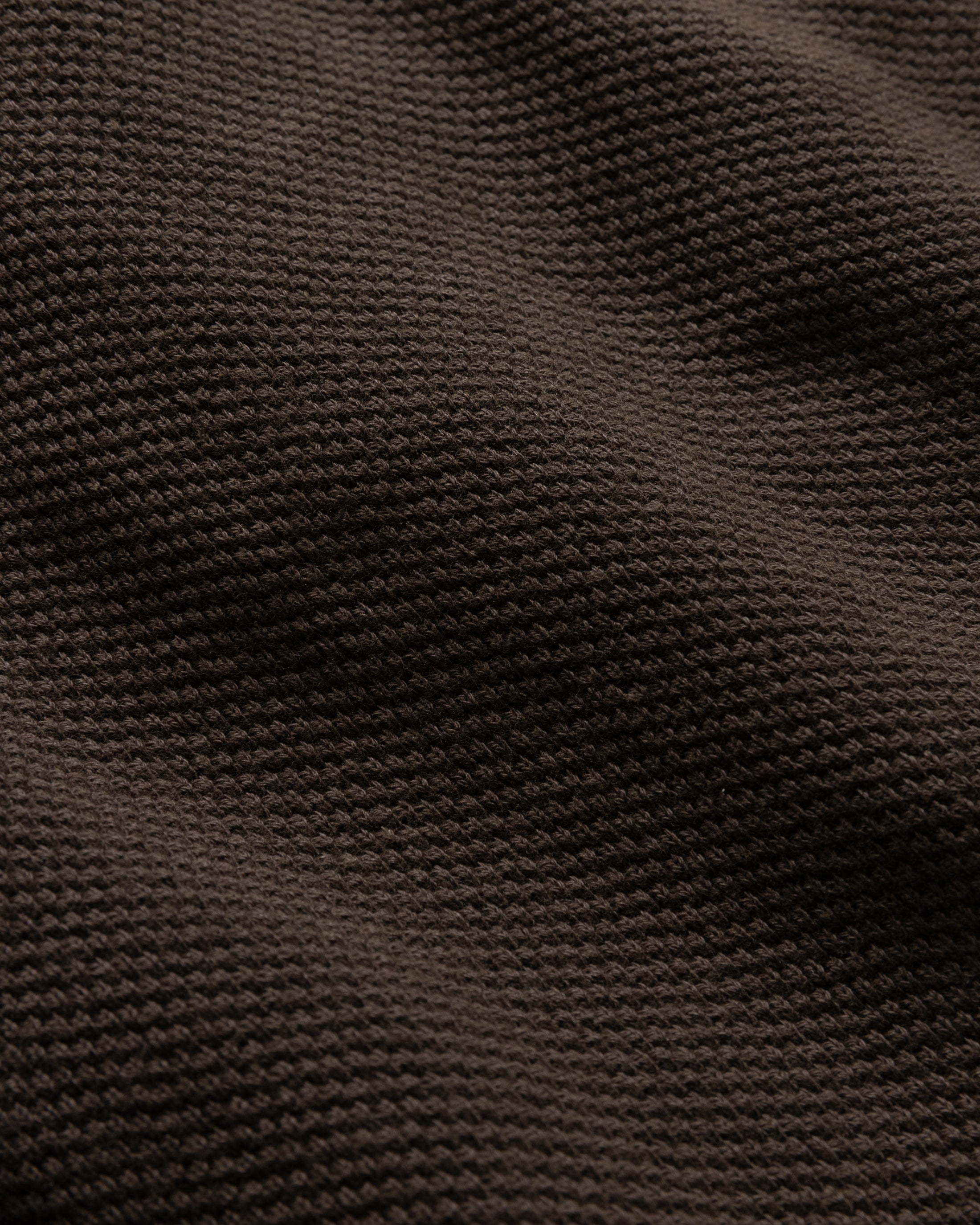 COTTAGE SS GIANT POLO - CHOCOLATE COTTON PIQUE