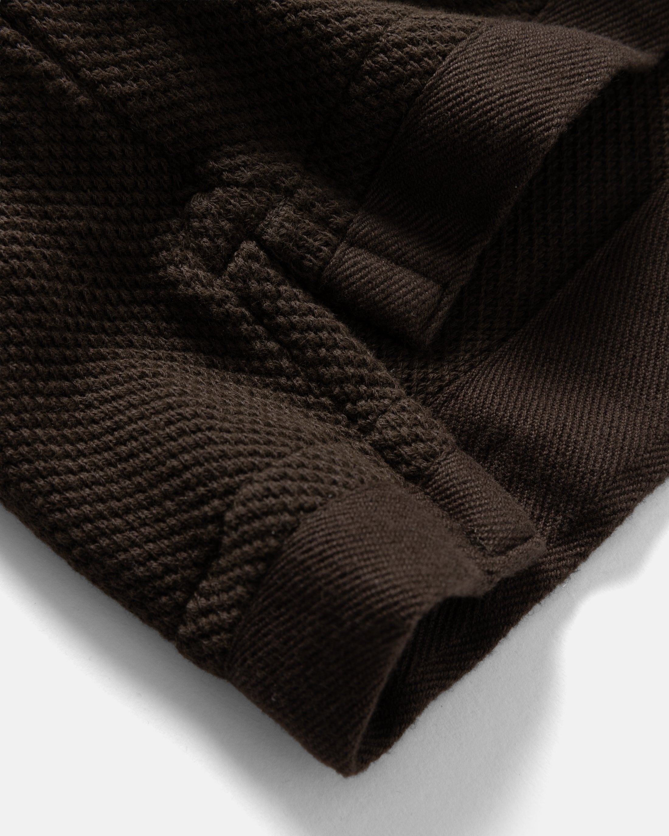 COTTAGE SS GIANT POLO - CHOCOLATE COTTON PIQUE