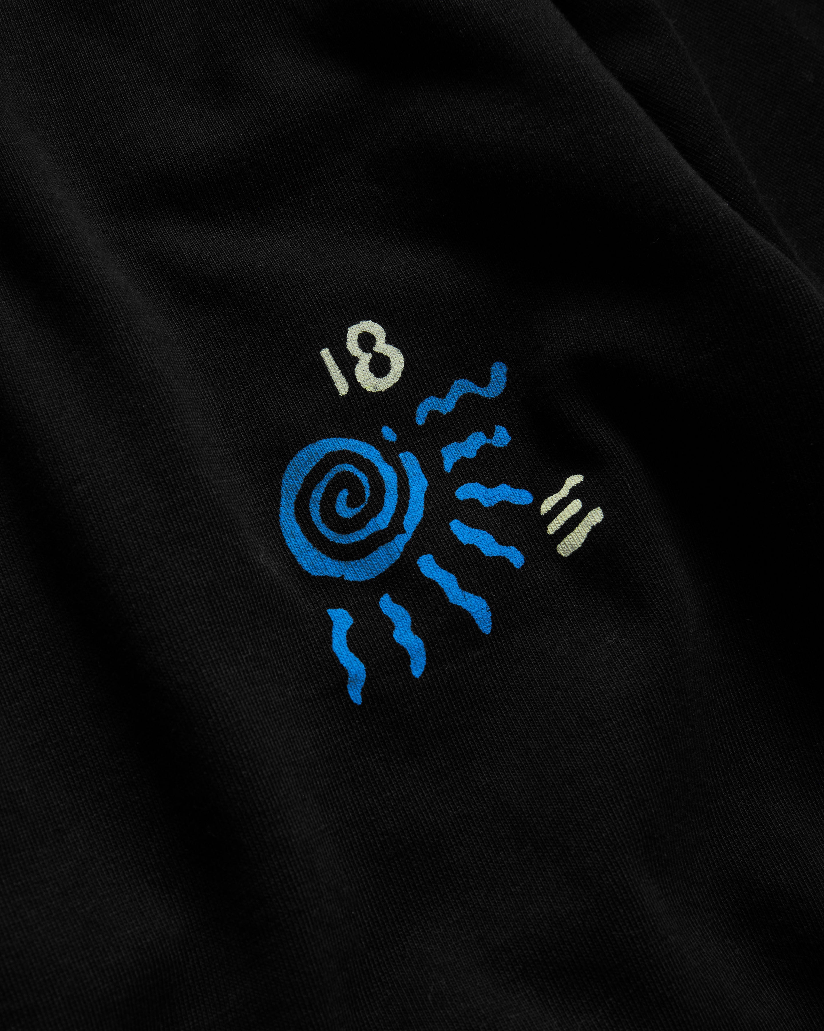 "ROUND THE LAKE" ALY TEE - BLACK 7.75 oz. ALL SEASON COTTON JERSEY