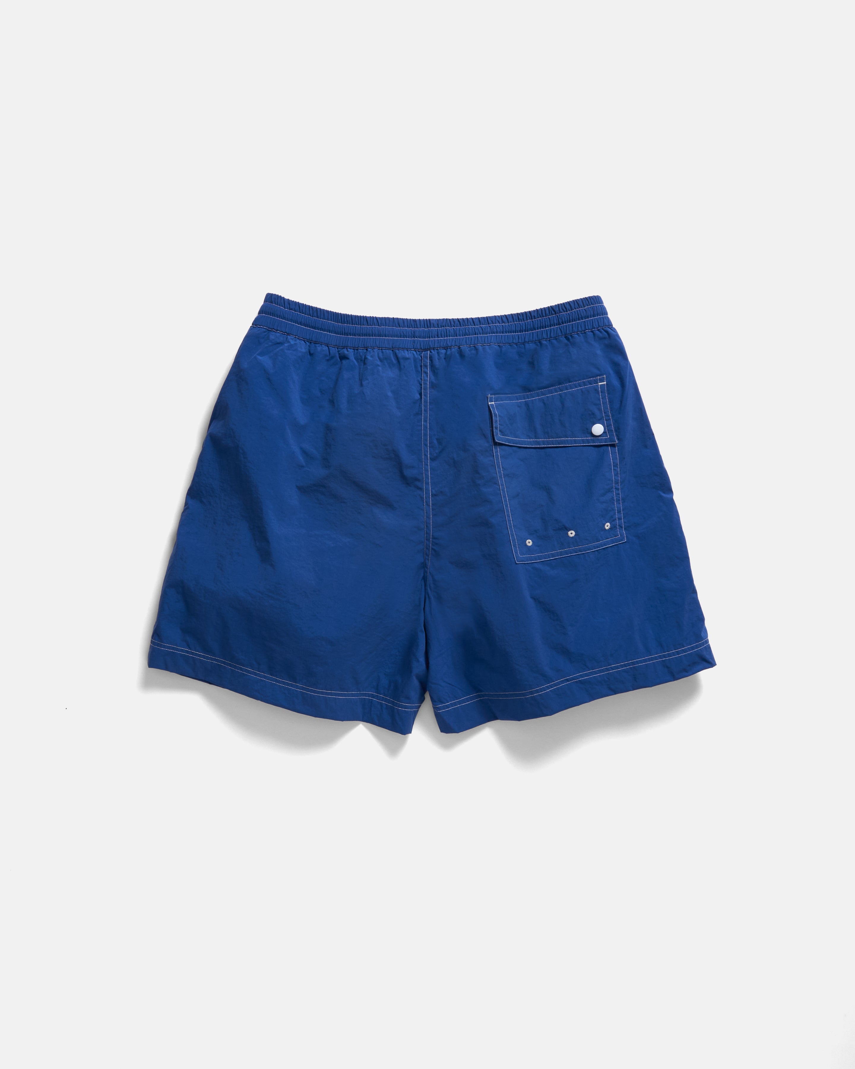 RICE SWIM TRUNK - CLOUDLESS BLUE WATER-REPELLENT NYLON