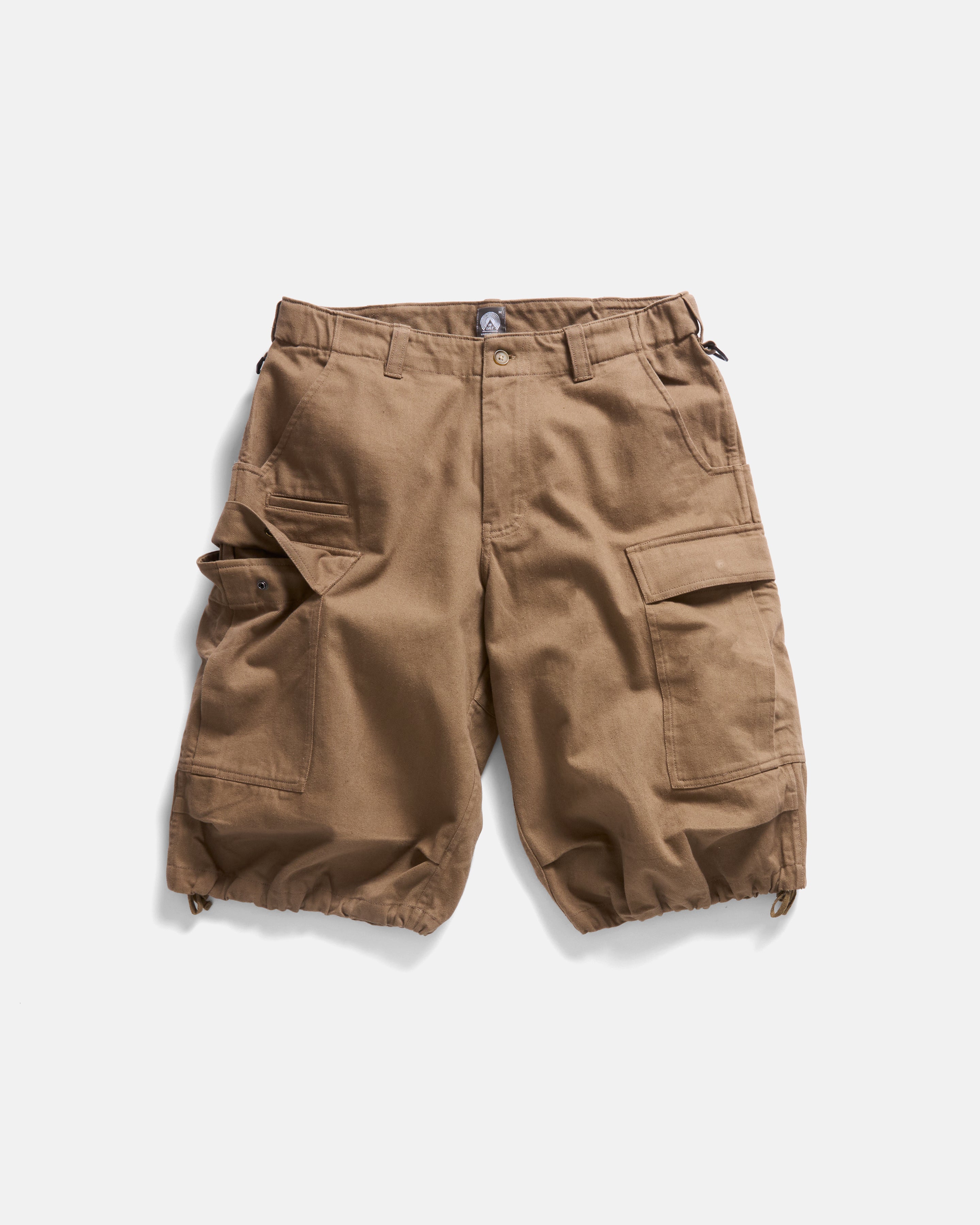 TAC CARGO SHORT - BRITISH KHAKI HEAVY COTTON TWILL