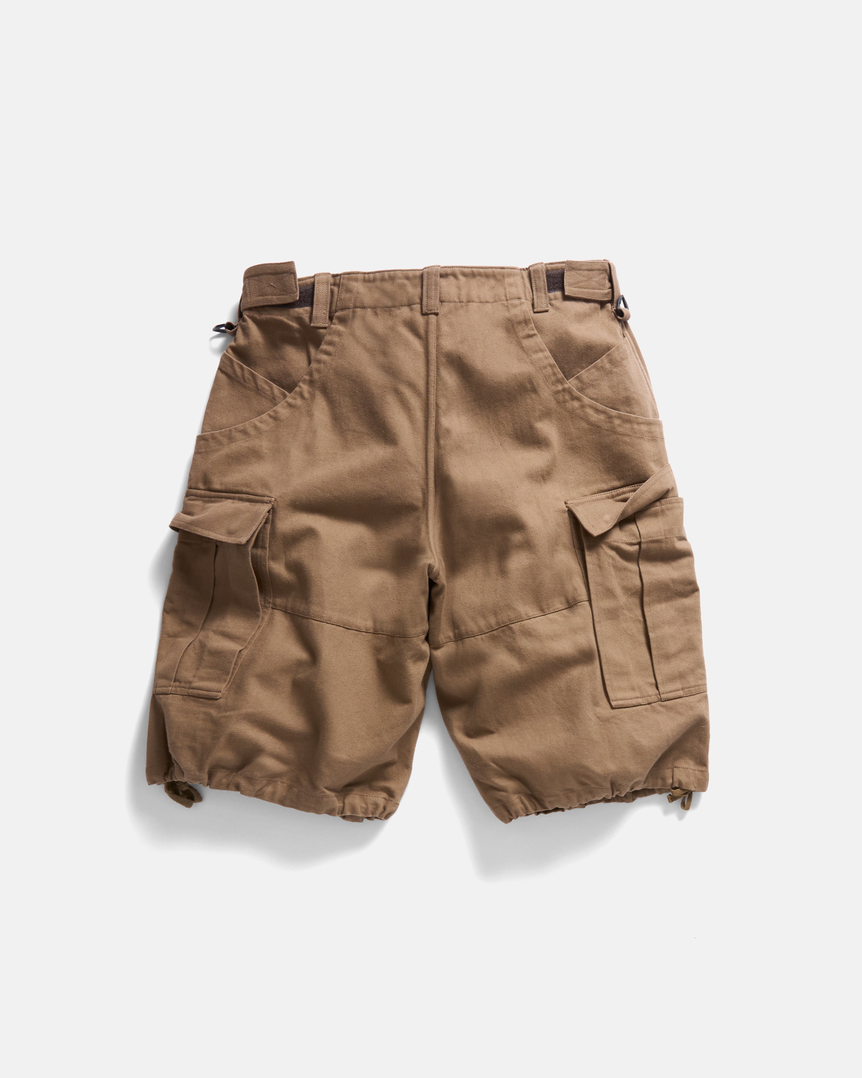 TAC CARGO SHORT - BRITISH KHAKI HEAVY COTTON TWILL