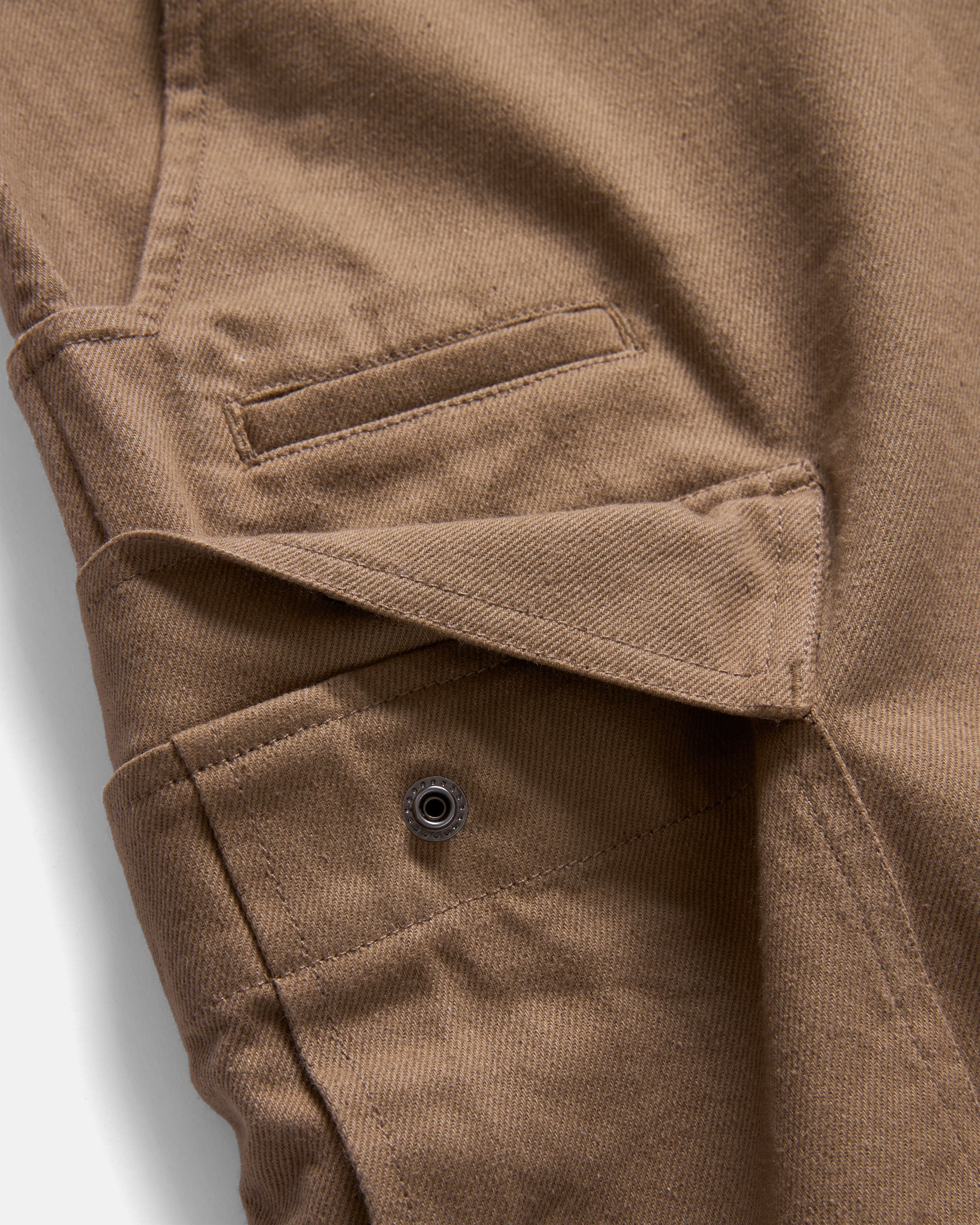 TAC CARGO SHORT - BRITISH KHAKI HEAVY COTTON TWILL