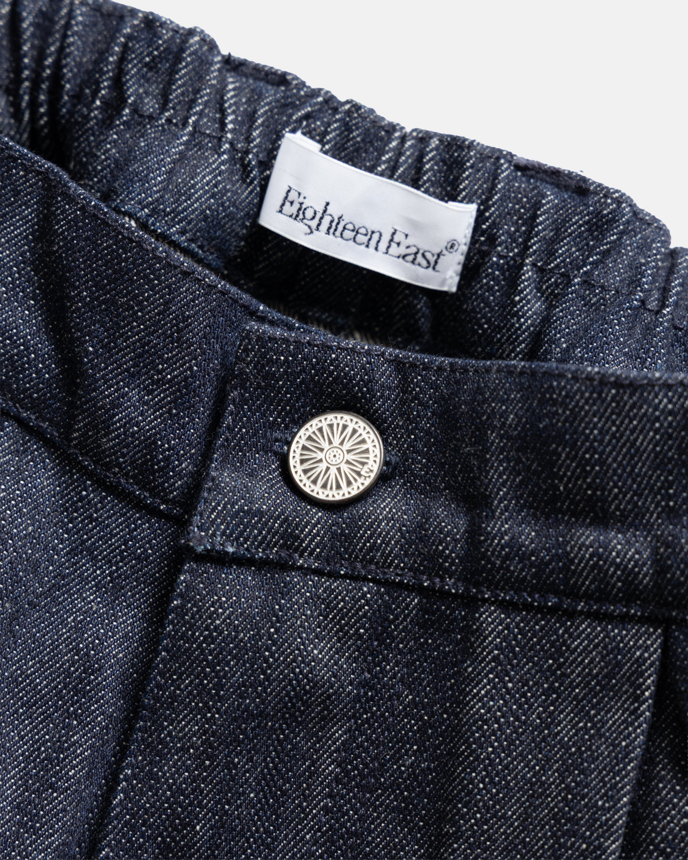 CALISTO DOUBLE PLEATED BIG JEANS - 13 oz. RAW DENIM