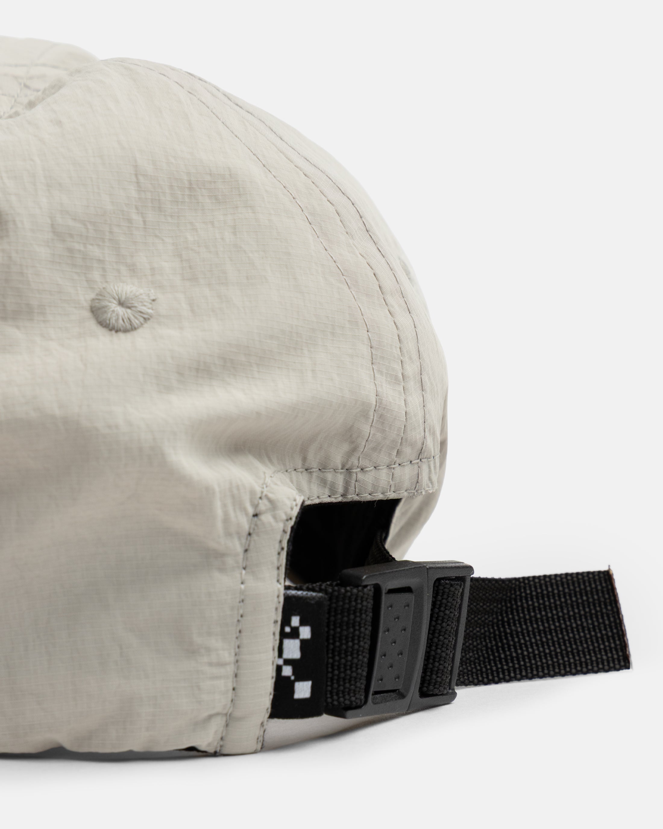 STOWE UNLINED 5 PANEL HAT - FOG GRAY FEATHERWEIGHT MICRO RIPSTOP NYLON