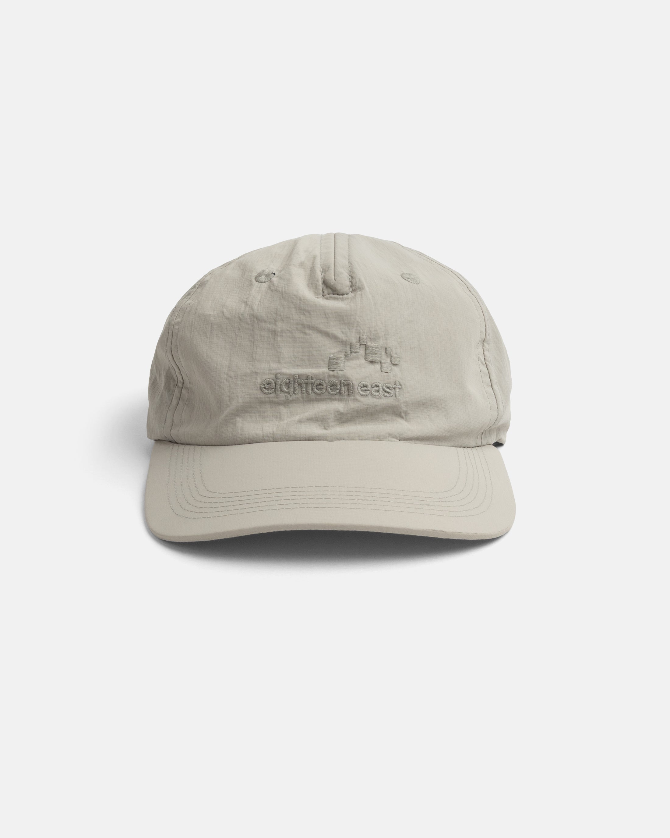 STOWE UNLINED 5 PANEL HAT - FOG GRAY FEATHERWEIGHT MICRO RIPSTOP NYLON
