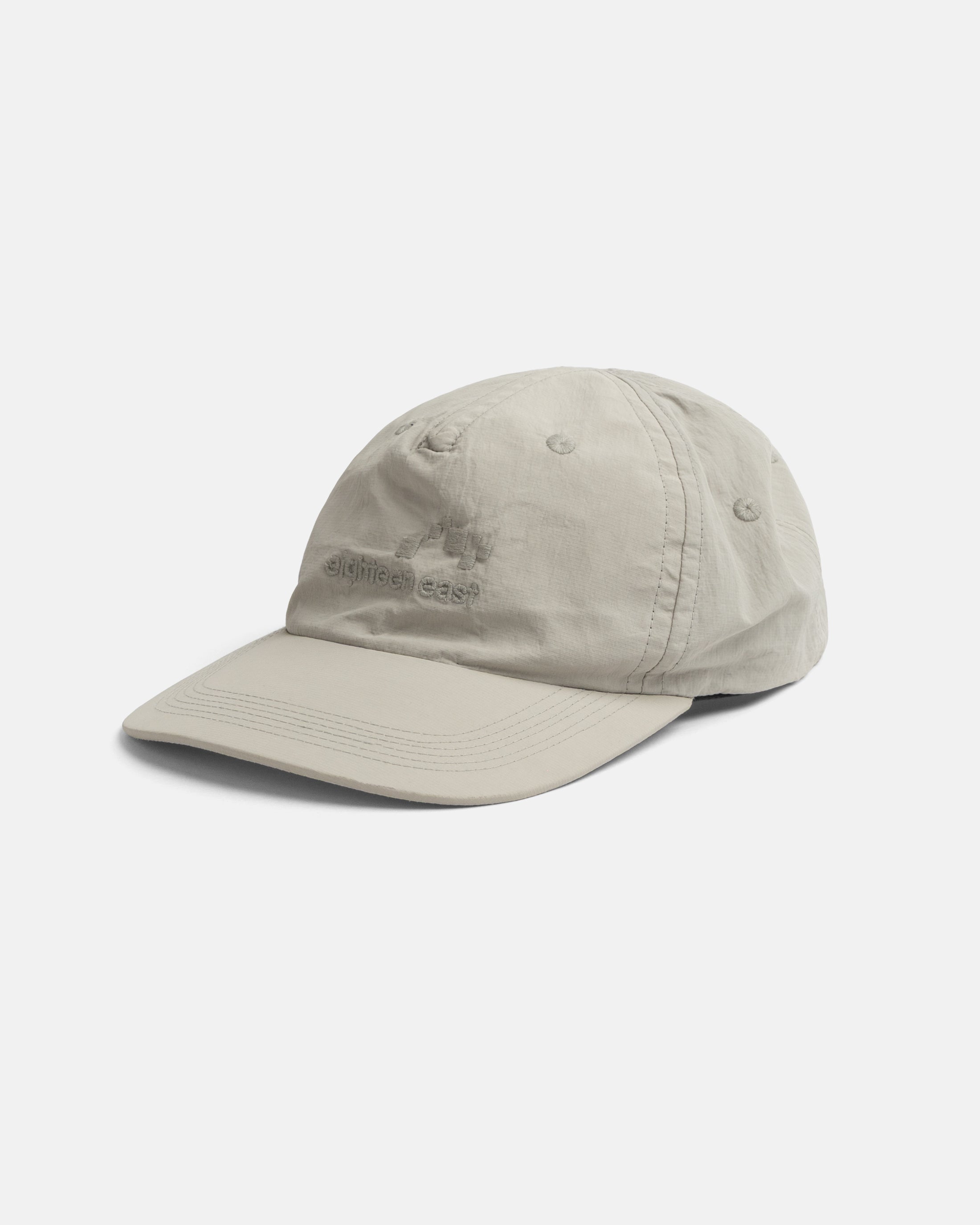 STOWE UNLINED 5 PANEL HAT - FOG GRAY FEATHERWEIGHT MICRO RIPSTOP NYLON