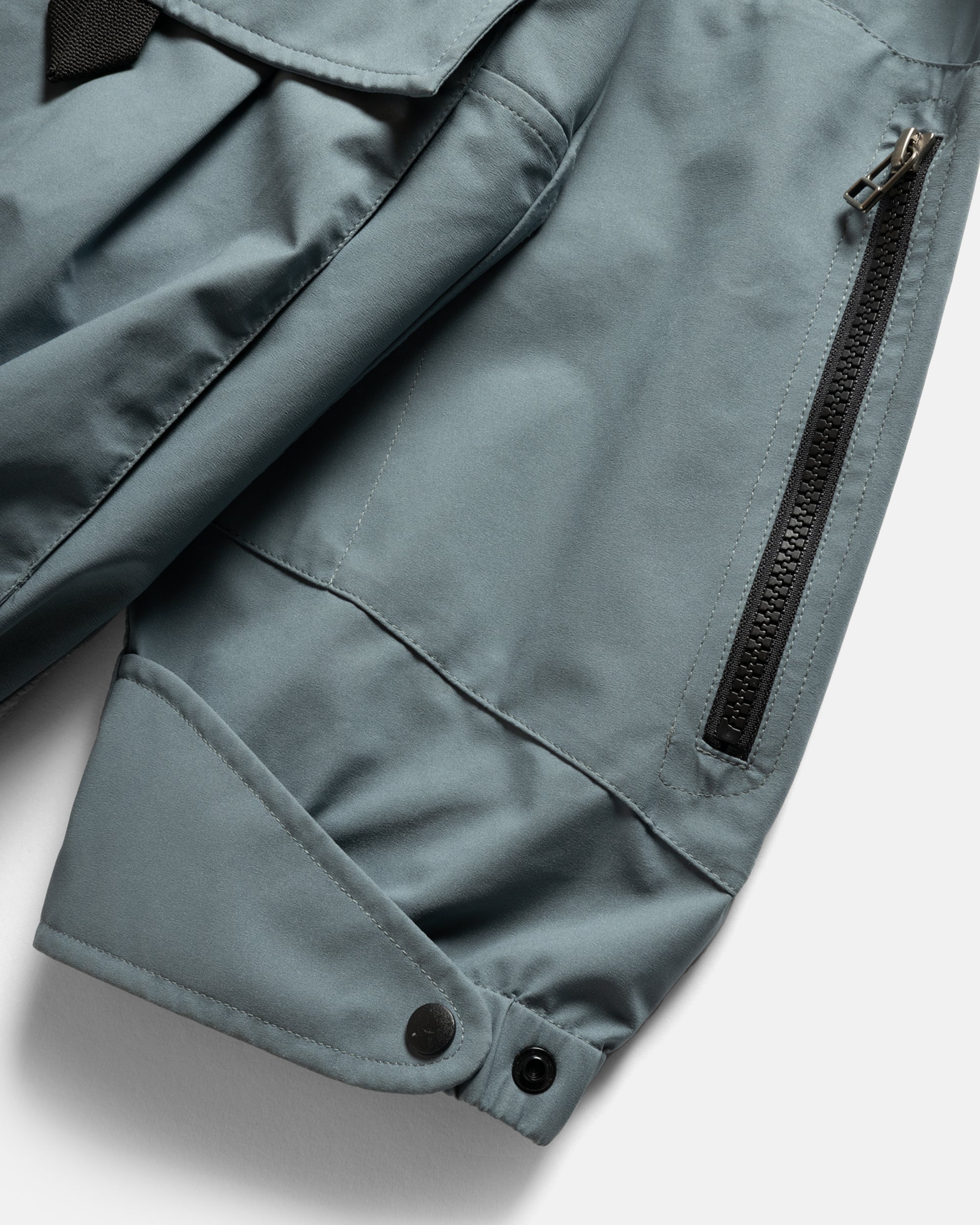 CASCADE OUTDOOR PROTECTION SYSTEM HOODED SHELL - LUNAR ROCK WATER-REPELLENT 3L BONDED MEMBRANE