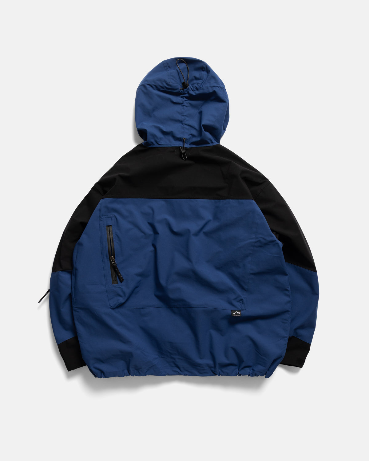 KEENAN'S CASCADE OUTDOOR PROTECTION SYSTEM HOODED SHELL - FADED ROYAL / BLACK WATER-REPELLENT 3L BONDED MEMBRANE