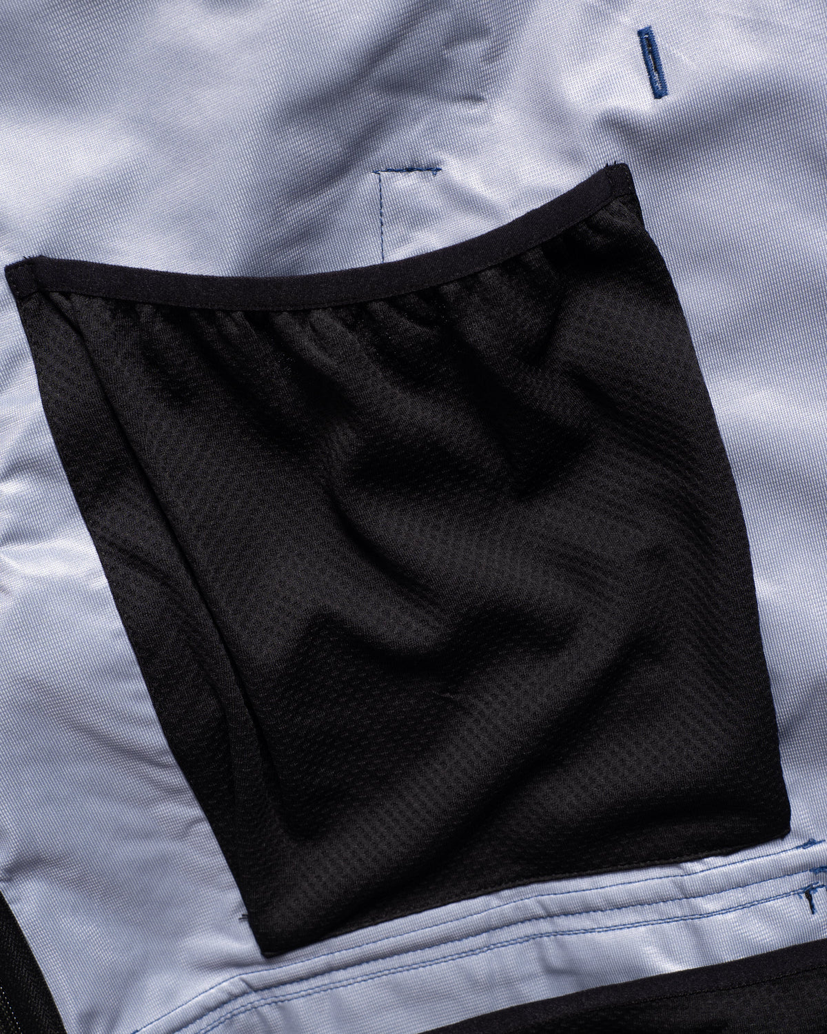 KEENAN'S CASCADE OUTDOOR PROTECTION SYSTEM HOODED SHELL - FADED ROYAL / BLACK WATER-REPELLENT 3L BONDED MEMBRANE
