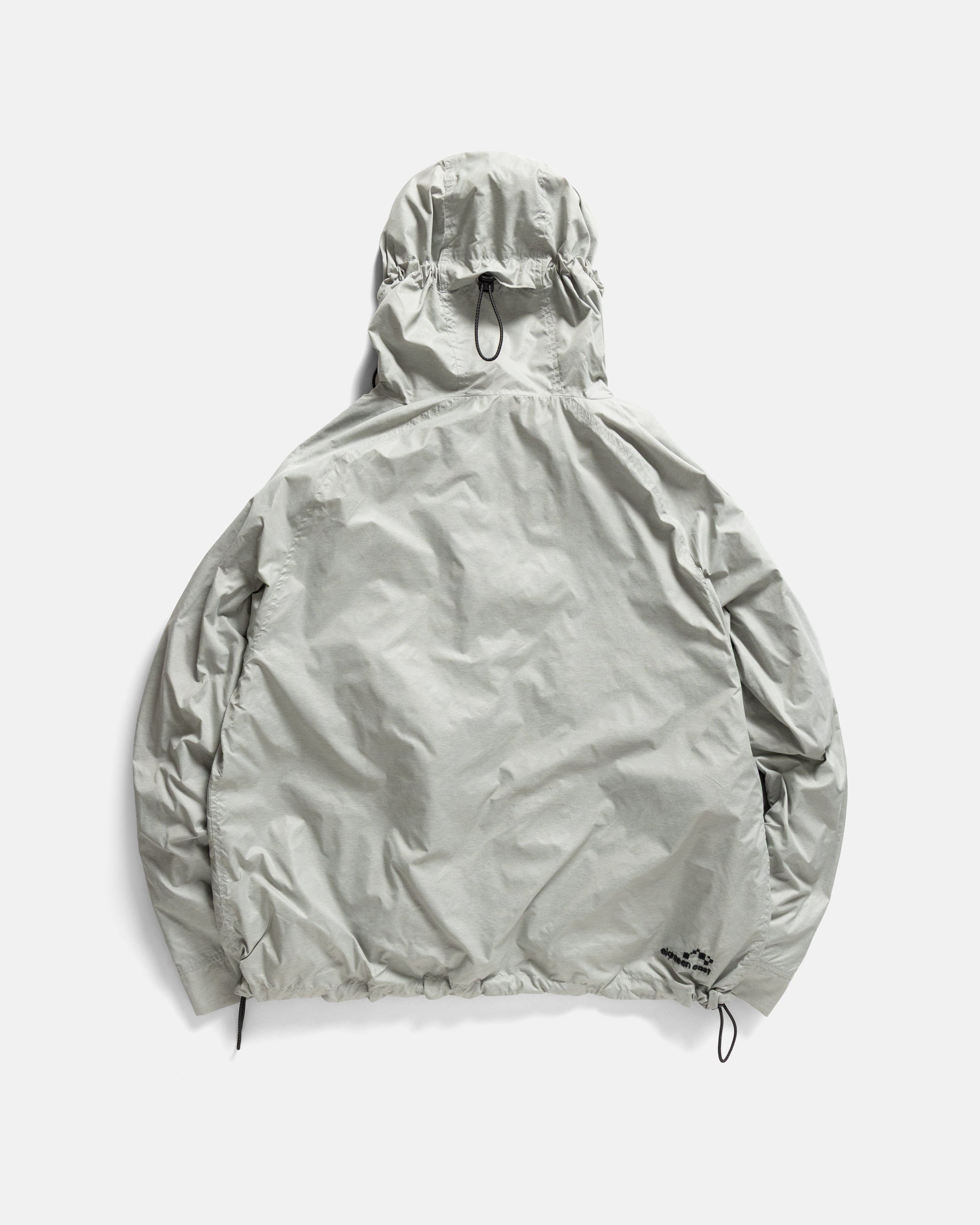 CATA HOODED JACKET - FOG HEATHER FEATHERWEIGHT MICRO RIPSTOP NYLON