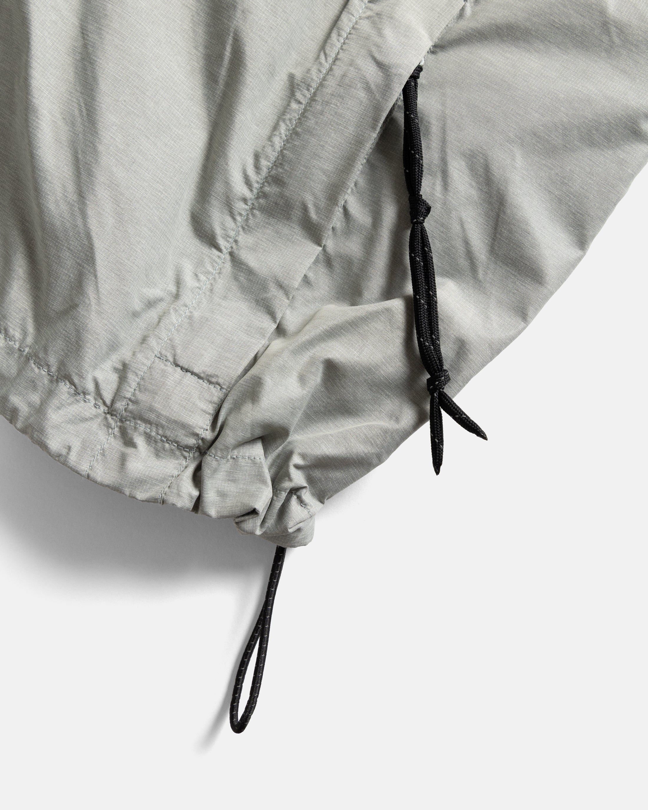 CATA HOODED JACKET - FOG HEATHER FEATHERWEIGHT MICRO RIPSTOP NYLON