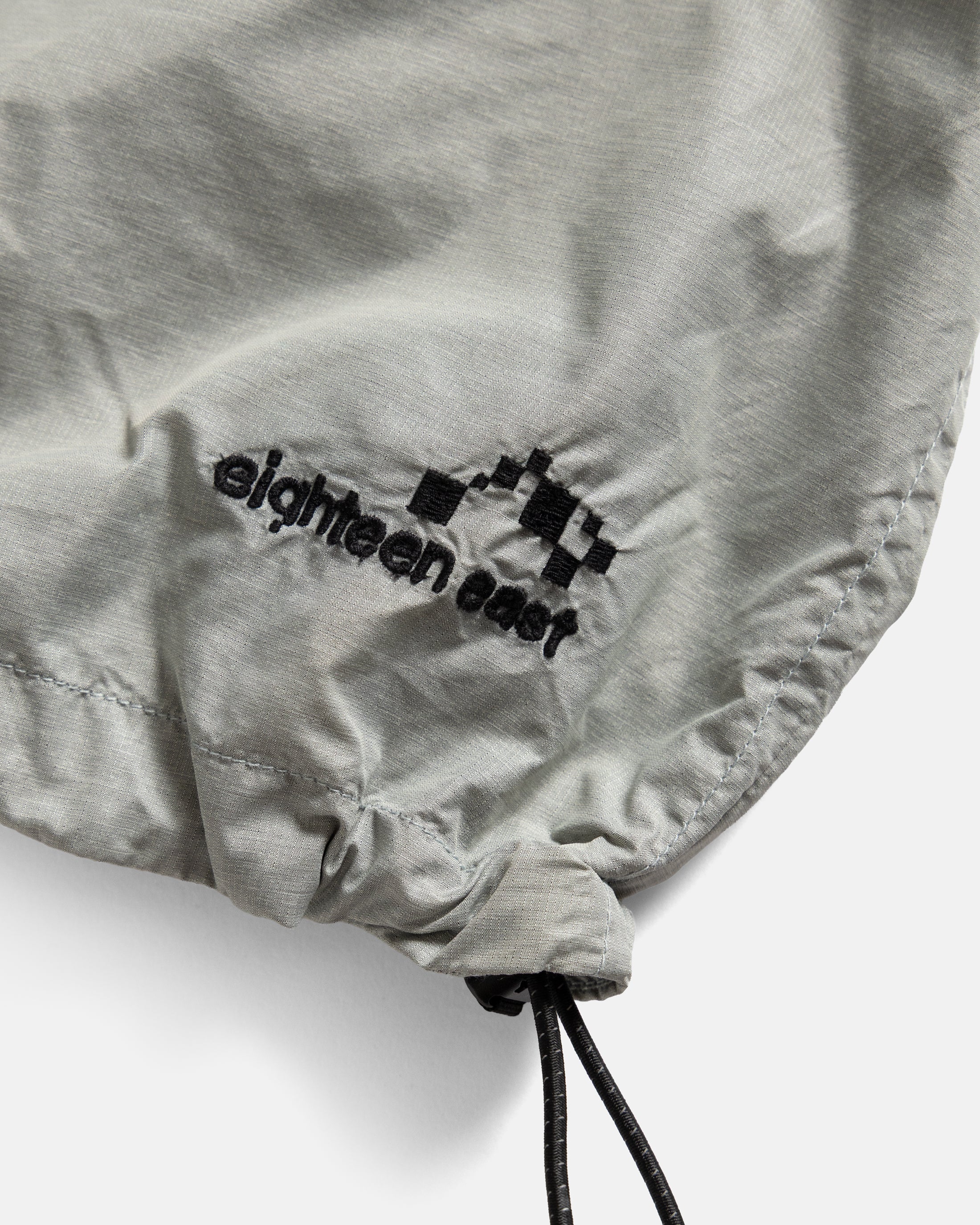 CATA HOODED JACKET - FOG HEATHER FEATHERWEIGHT MICRO RIPSTOP NYLON