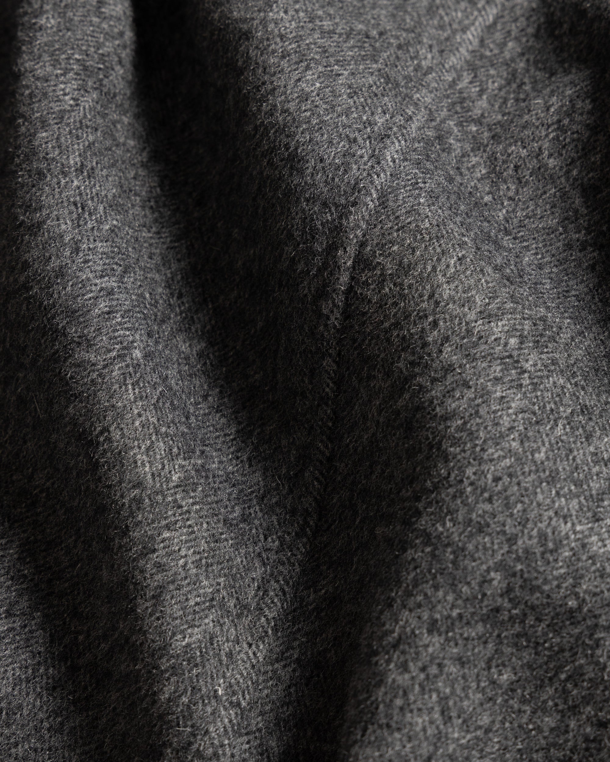 PREORDER: FULL RAGLAN BALMACAAN - BRUSHED WOOLEN HERRINGBONE