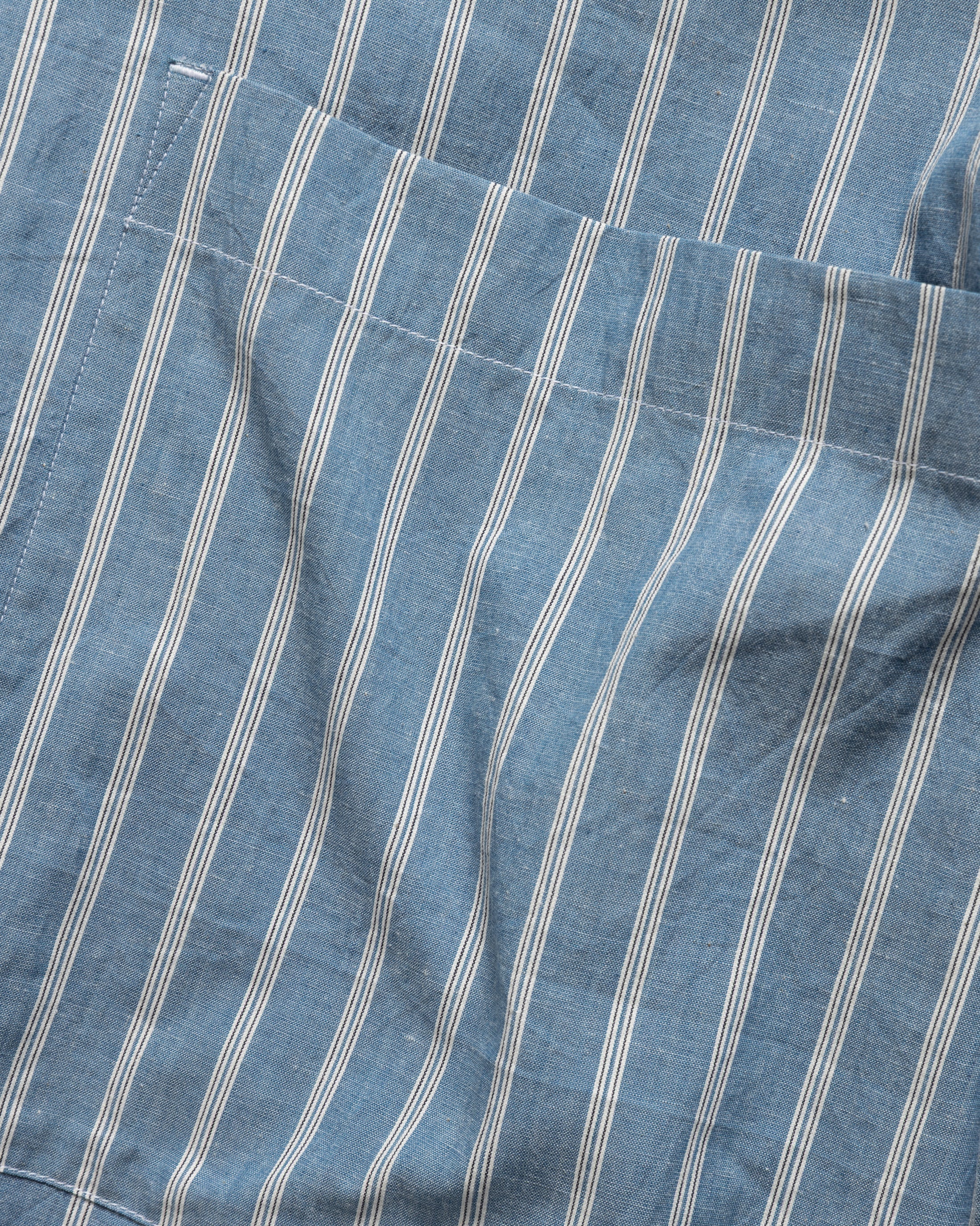 L/S SAM SHIRT - CHAMBRAY / WHITE / NAVY YARN DYED END ON END COTTON