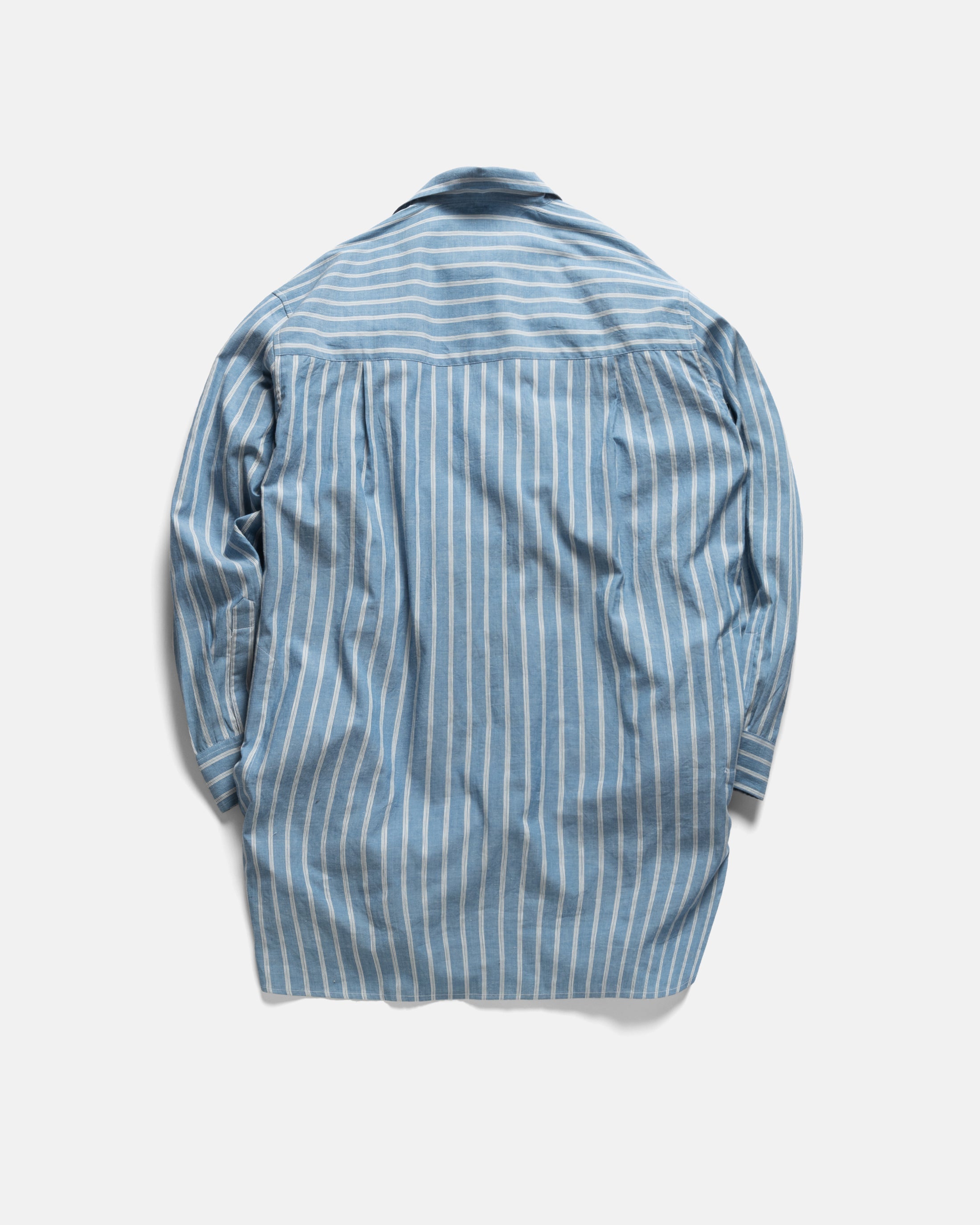 UDAI KURTA - CHAMBRAY / WHITE / NAVY YARN DYED END ON END COTTON