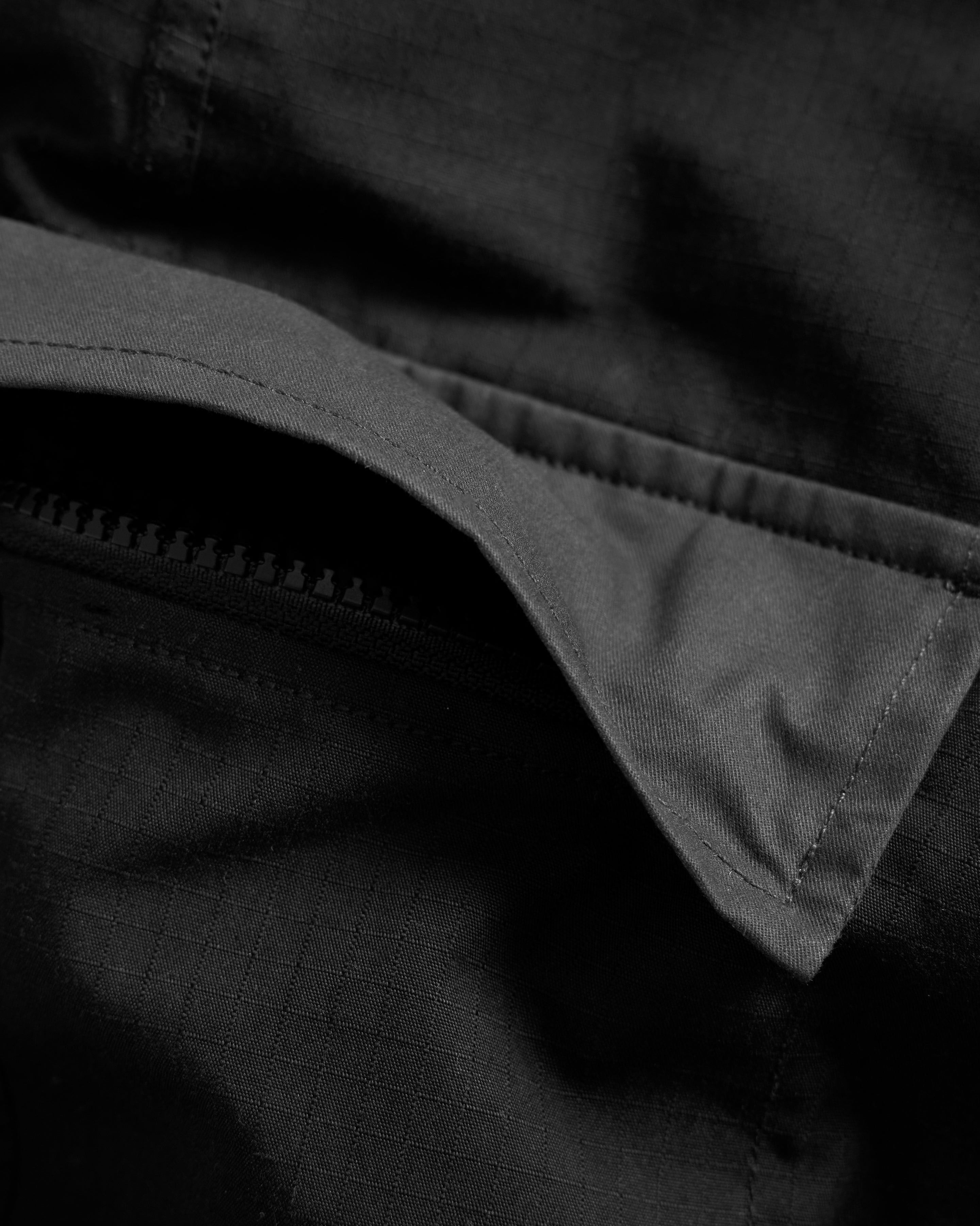 EAST STUDIES MP-109 MOUNTAIN PANT - ELFIN SADDLE COTTON RIPSTOP / SUNBLEACHED BLACK WASHED WAXED COTTON / BLACK HBT MIL-SPEC COTTON