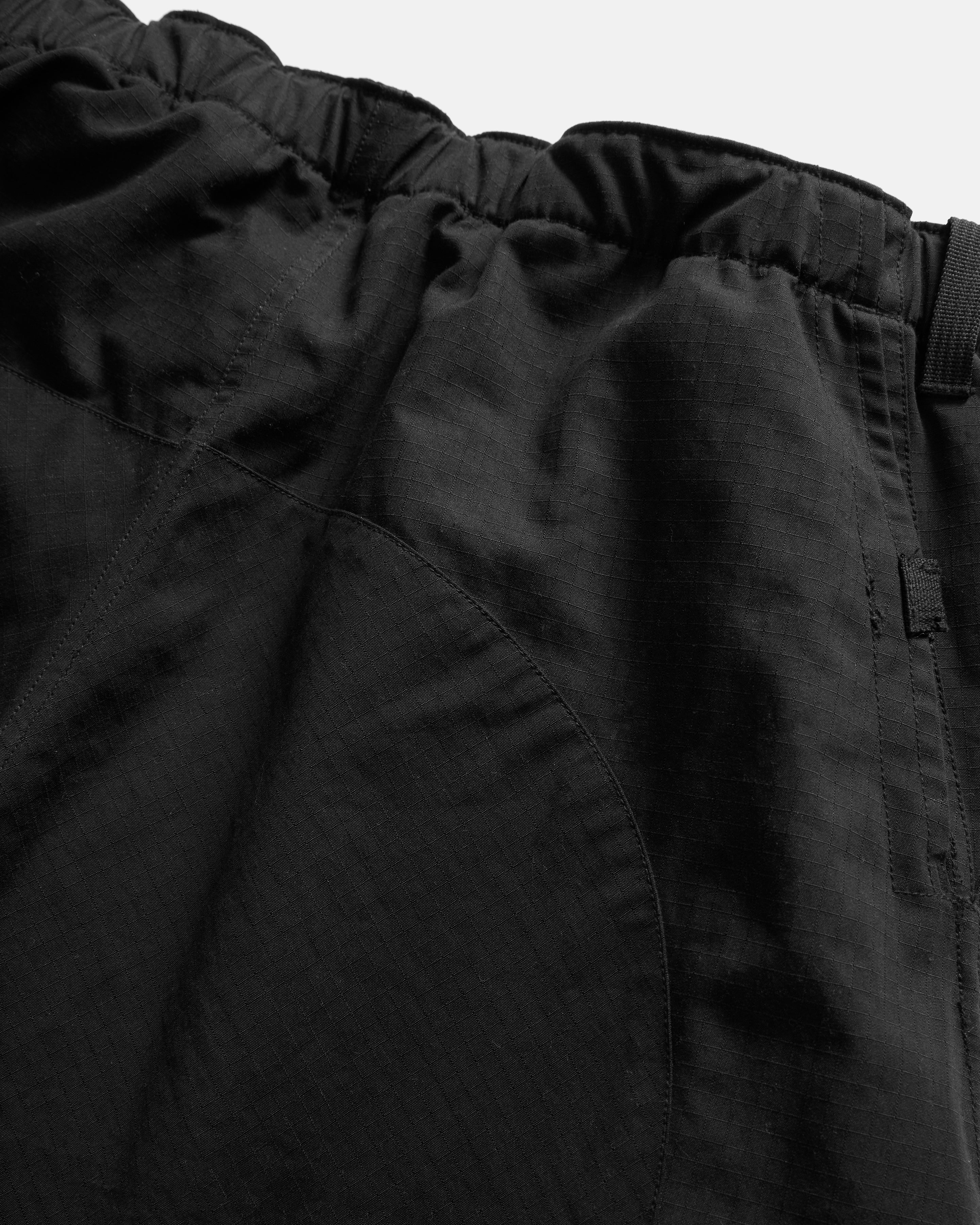 EAST STUDIES MP-109 MOUNTAIN PANT - ELFIN SADDLE COTTON RIPSTOP / SUNBLEACHED BLACK WASHED WAXED COTTON / BLACK HBT MIL-SPEC COTTON