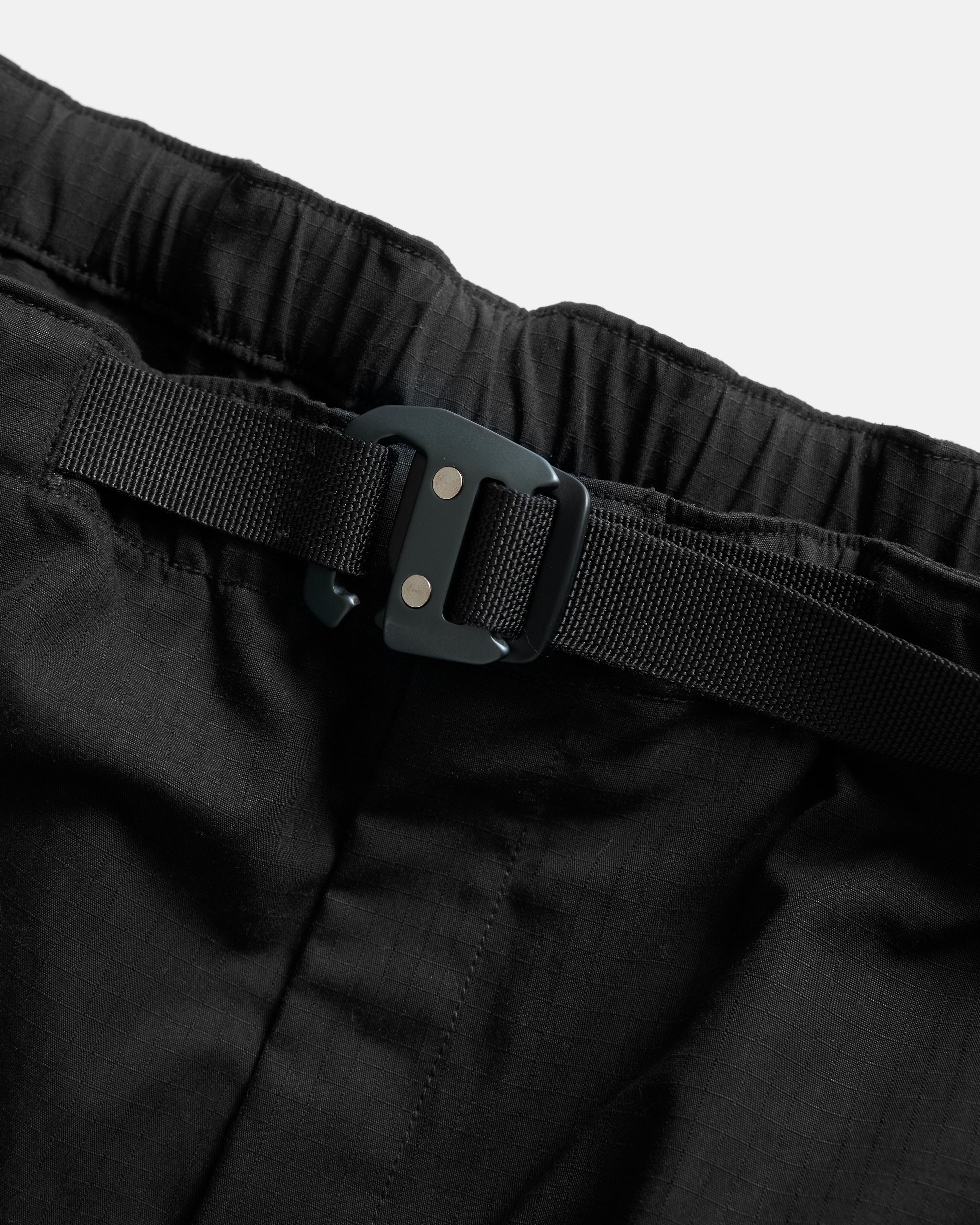 EAST STUDIES MP-109 MOUNTAIN PANT - ELFIN SADDLE COTTON RIPSTOP / SUNBLEACHED BLACK WASHED WAXED COTTON / BLACK HBT MIL-SPEC COTTON