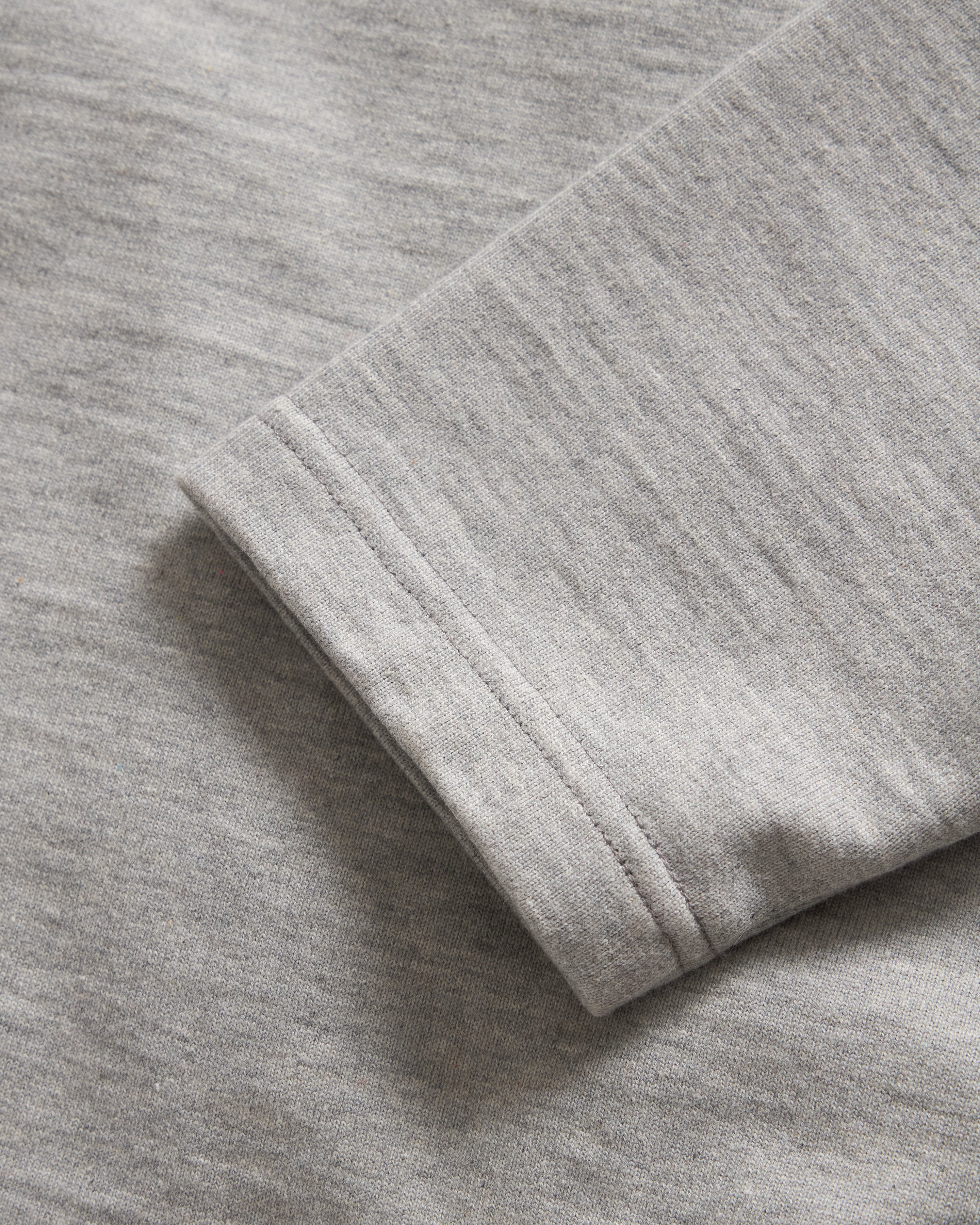 L/S MOORE HEAVYWEIGHT TEE - PRACTICE HEATHER 12.25 oz. COTTON JERSEY