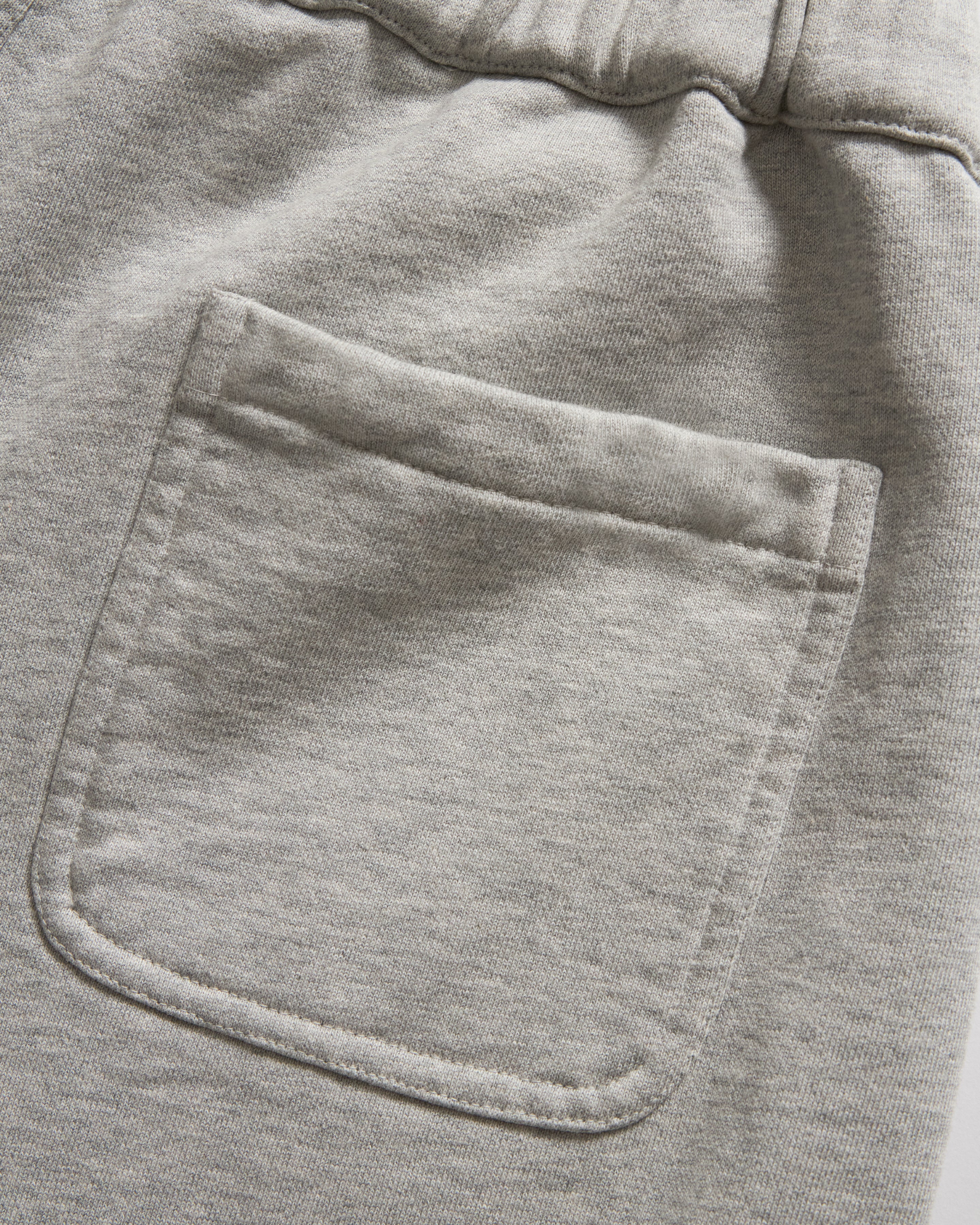 ROY BAKER SWEATPANT - GYM HEATHER ALL COTTON LOOPBACK TERRY FLEECE