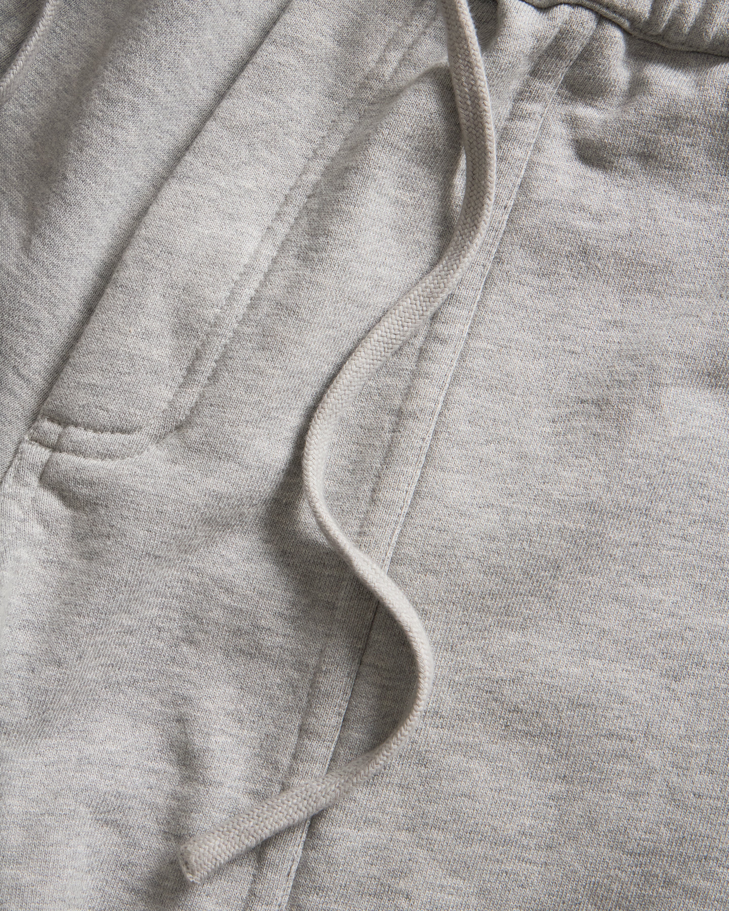 ROY BAKER SWEATPANT - GYM HEATHER ALL COTTON LOOPBACK TERRY FLEECE