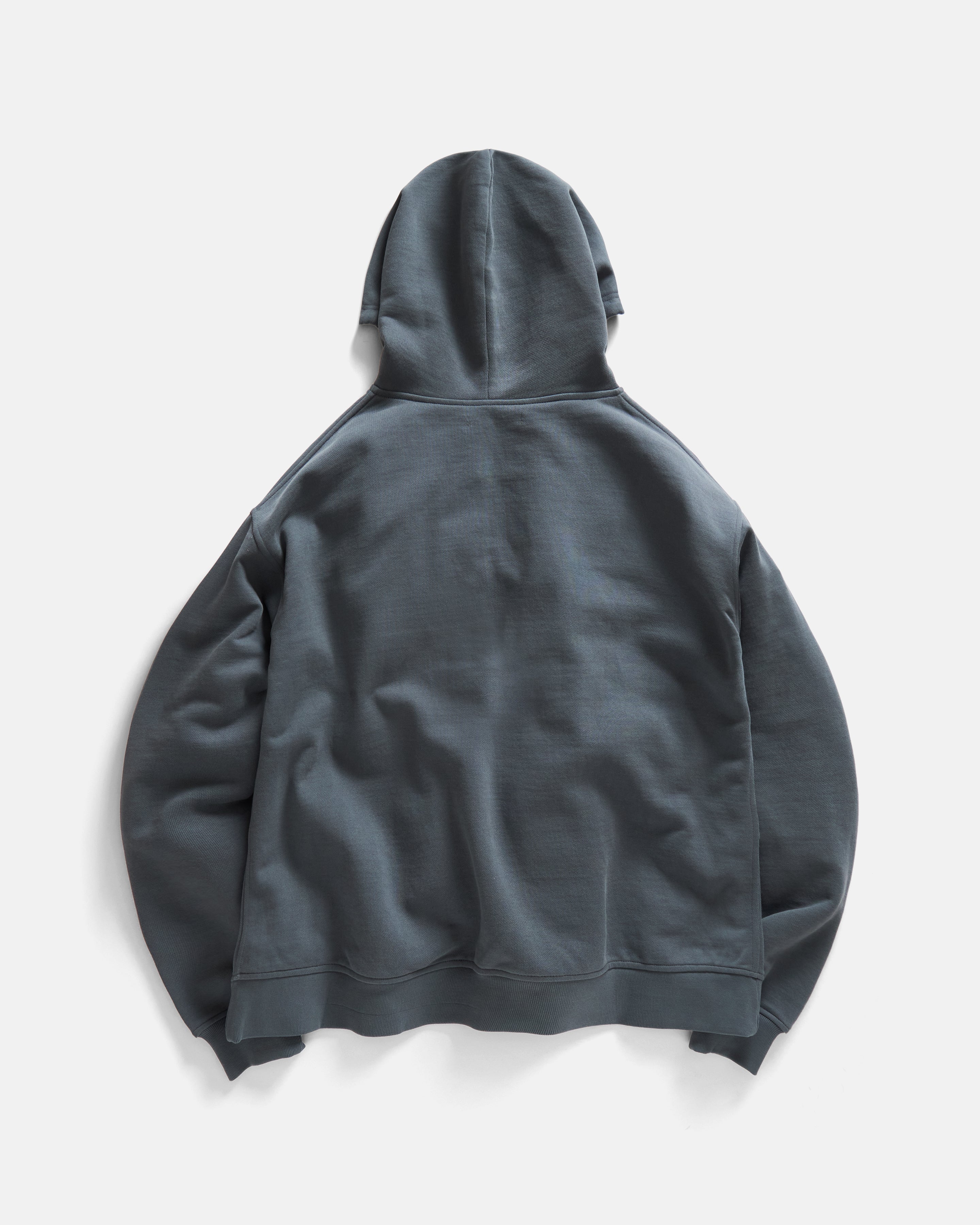 TOLMIE FULLZIP SWEATSHIRT - DARK SLATE BLUE 19oz. ALL COTTON FLEECE