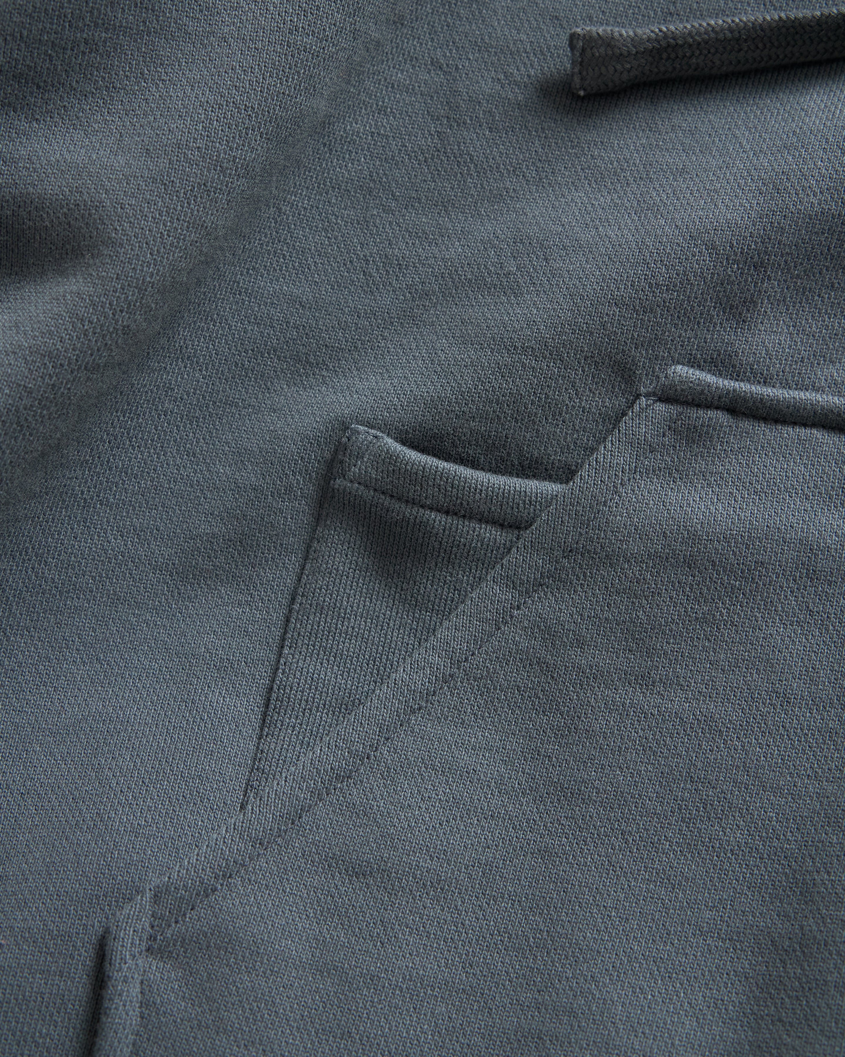 TOLMIE FULLZIP SWEATSHIRT - DARK SLATE BLUE 19oz. ALL COTTON FLEECE