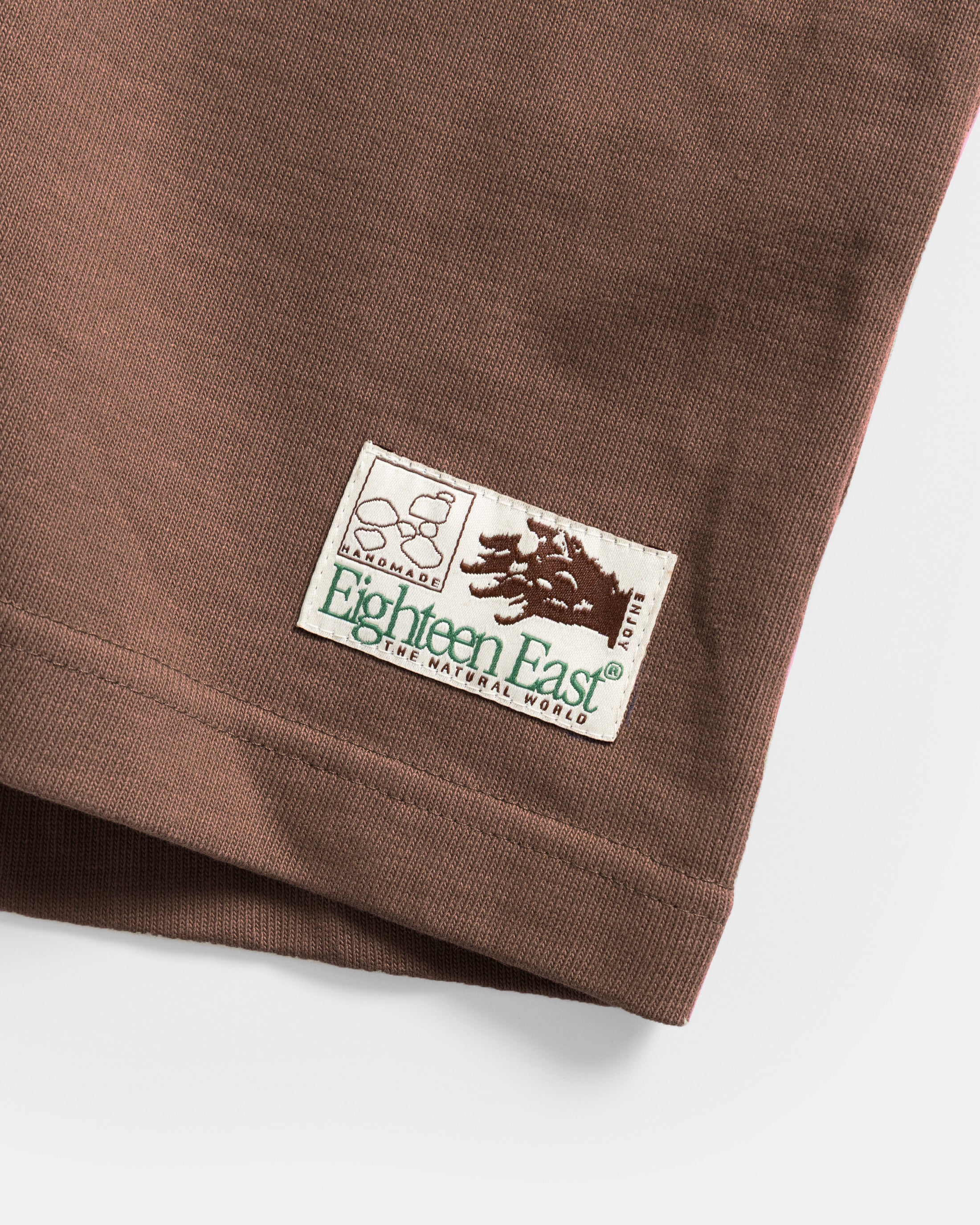 GRAHAME BIG TEE - FONDENTE BROWN HEAVYWEIGHT COTTON JERSEY